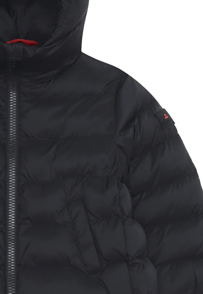 Peuterey piumino invernale neonato nero imbottito con cappuccio - NERO | CammarataMode
