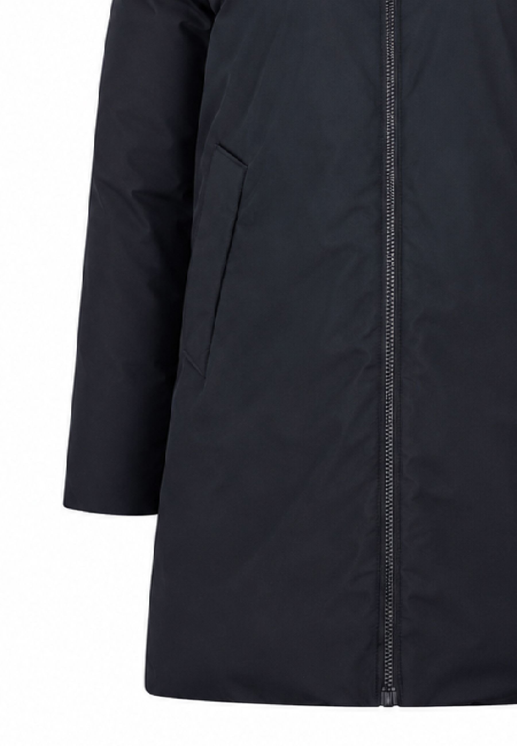 Bomboogie GIUBBOTTO NERO IN DOPPIO MATERIALE CON CAPPUCCIO Bambine e ragazze CG 8670 T ADL6 90.NE_