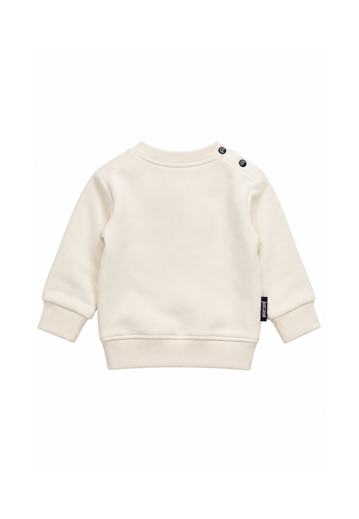 JUST CAVALLI TUTA BIANCA A GIROCOLLO CON LOGO CENTRALE Bambini e ragazzi JIA26001CF.BIA_