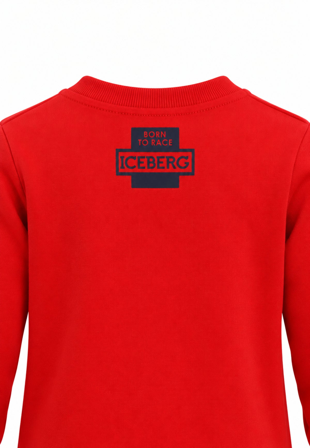 ICEBERGS T SHIRT ROSSA CON LOGO CENTRALE Bambini e ragazzi TSICE7316B.RO_