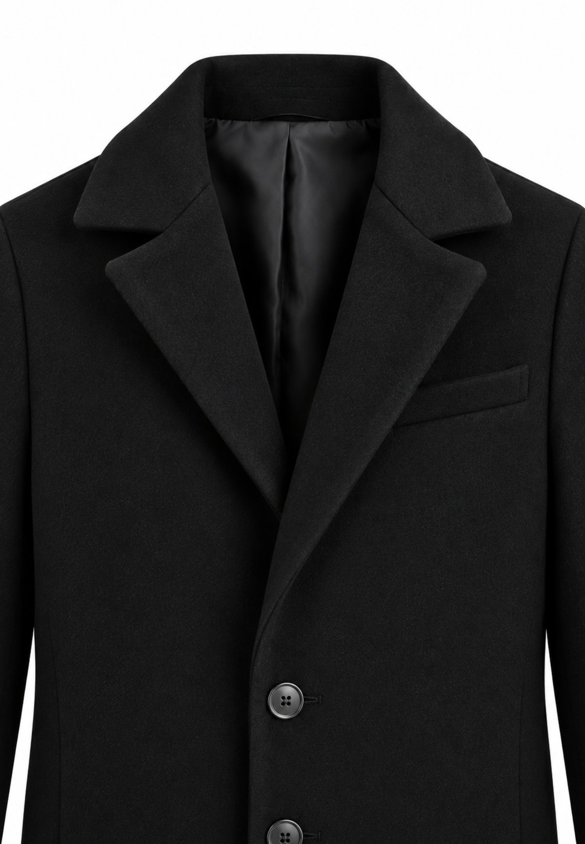 OVERD CAPPOTTO NERO CON BOTTONI CENTRALI Bambini e ragazzi OK261816SCP.NE_