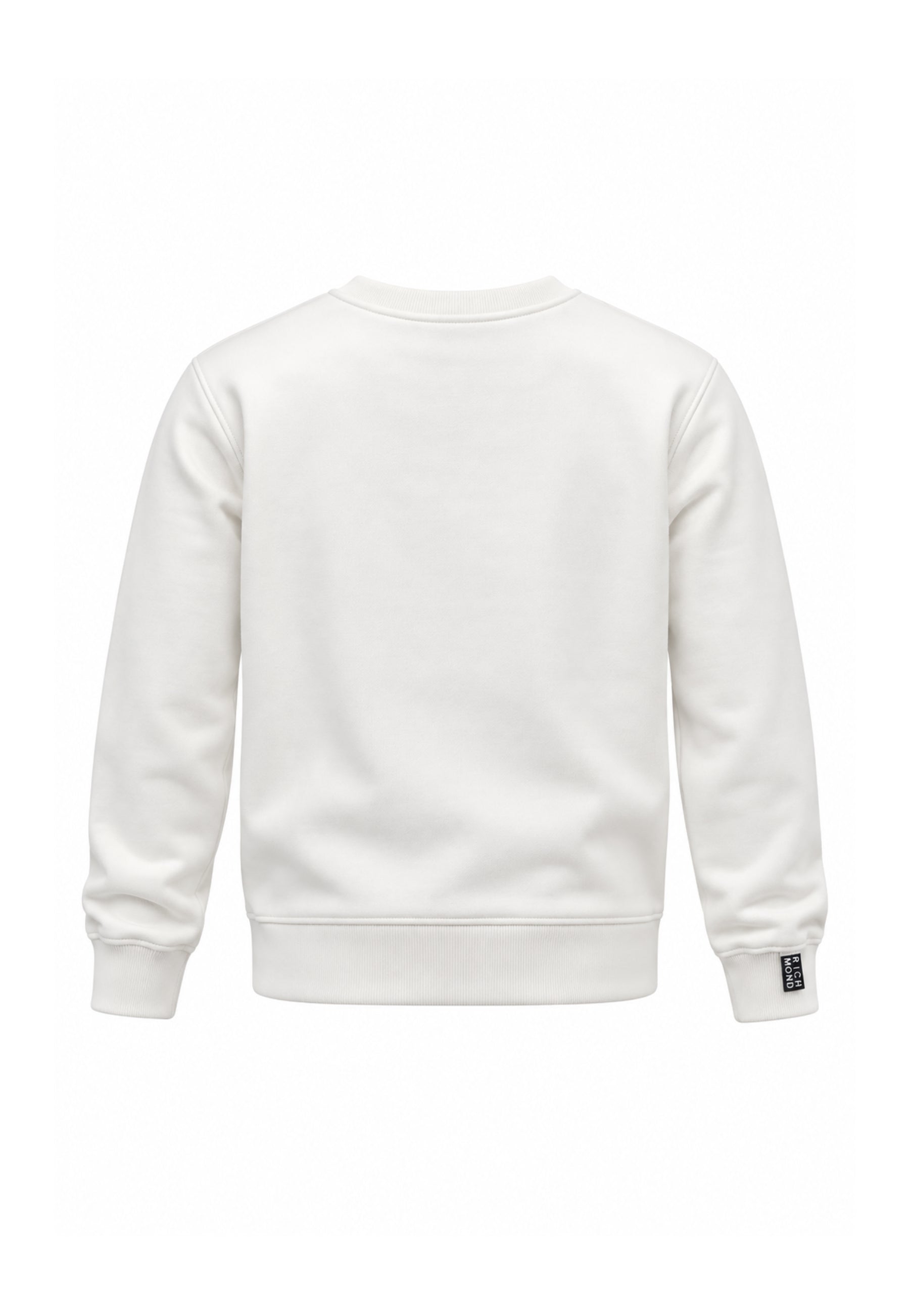 John Richmond FELPA PANNA A GIROCOLLO CON MINI LOGO Uomo UMA26030FE.PANNA_