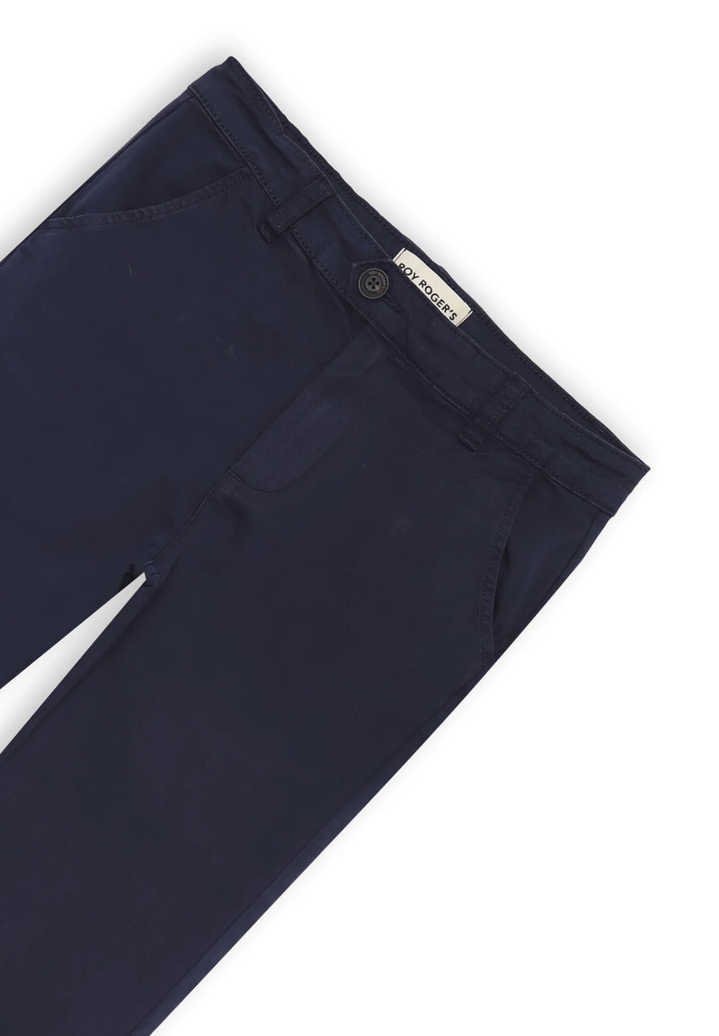 Roy Rogers - Kids Slim Chino Pants Blue - Spring Summer 2025 - BLUE | CammarataMode