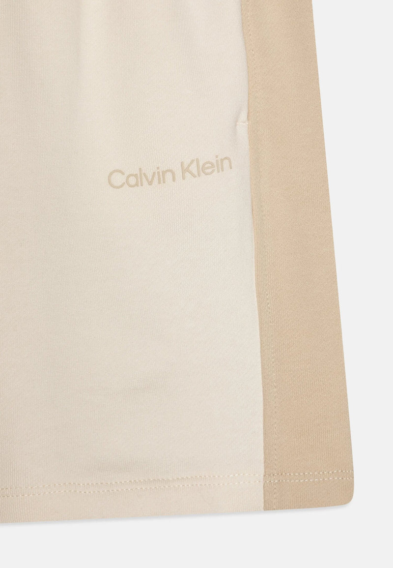 Calvin Klein beige shorts kids boys spring-summer 2025 - BEIGE | CammarataMode
