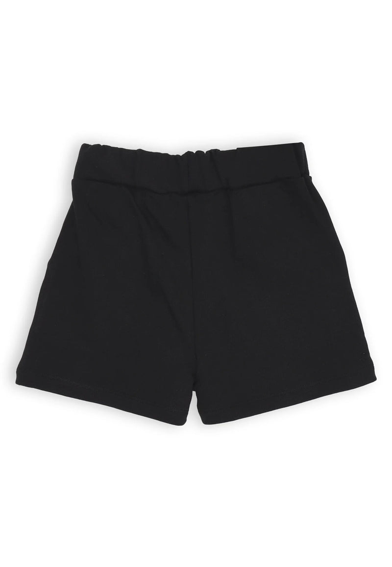 Completo Pyrex bambina nero - T-shirt & short primavera 25 - NERO | CammarataMode