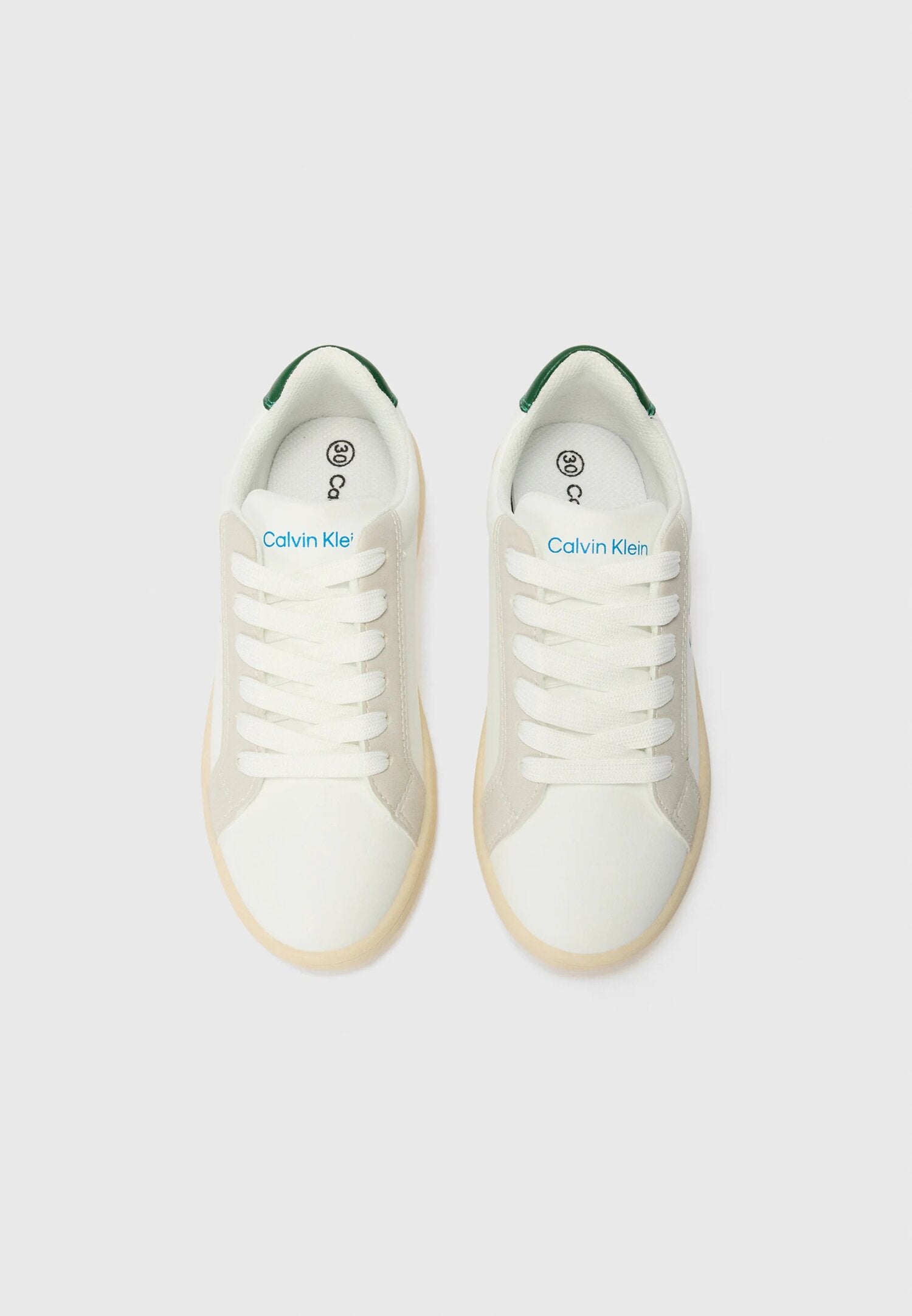 Calvin Klein Scarpa Bianca Bambino In Tessuto Sneakers Basse |Da Passeggio AI 25 | CammarataMode