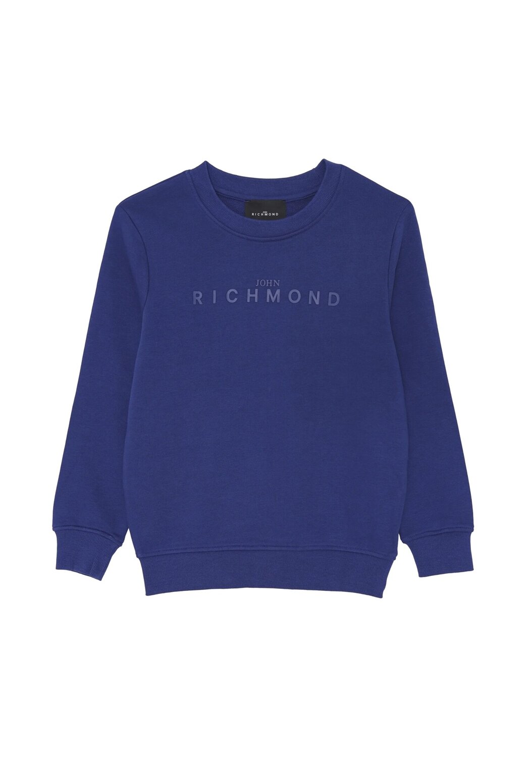 John Richmond tuta bambino royal blu cotone inverno stampa logo