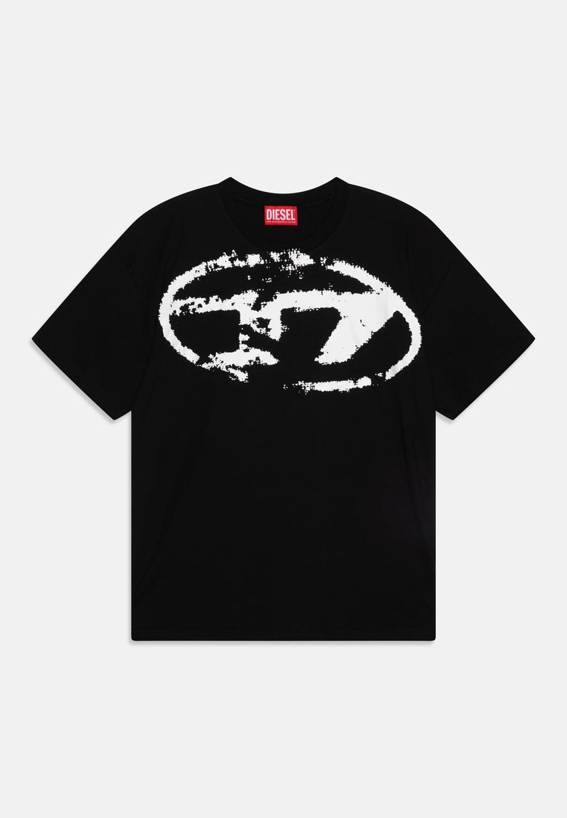 Diesel T-shirt Bambino Cotone Nero Estate 25 - NERO | CammarataMode