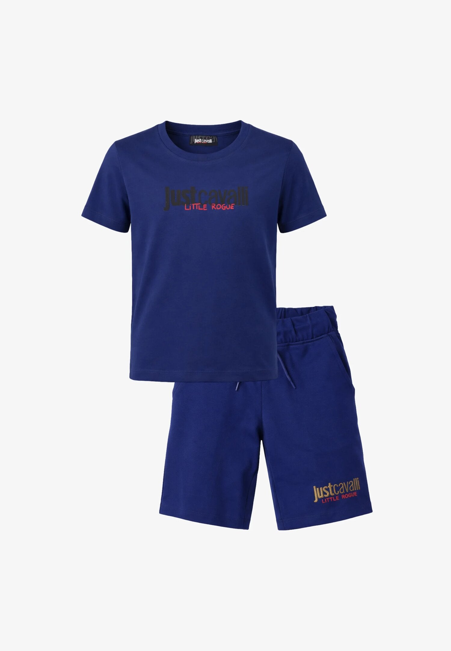 Just Cavalli Completo Blu Logato Bambino Maniche Corte - JBP26023CJ_