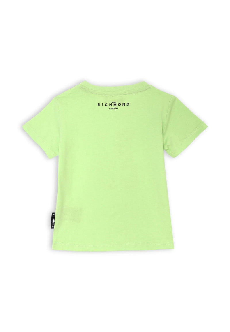 T Shirt Neonato John Richmond Verde Chiaro Primavera Estate 25 - VLIME | CammarataMode