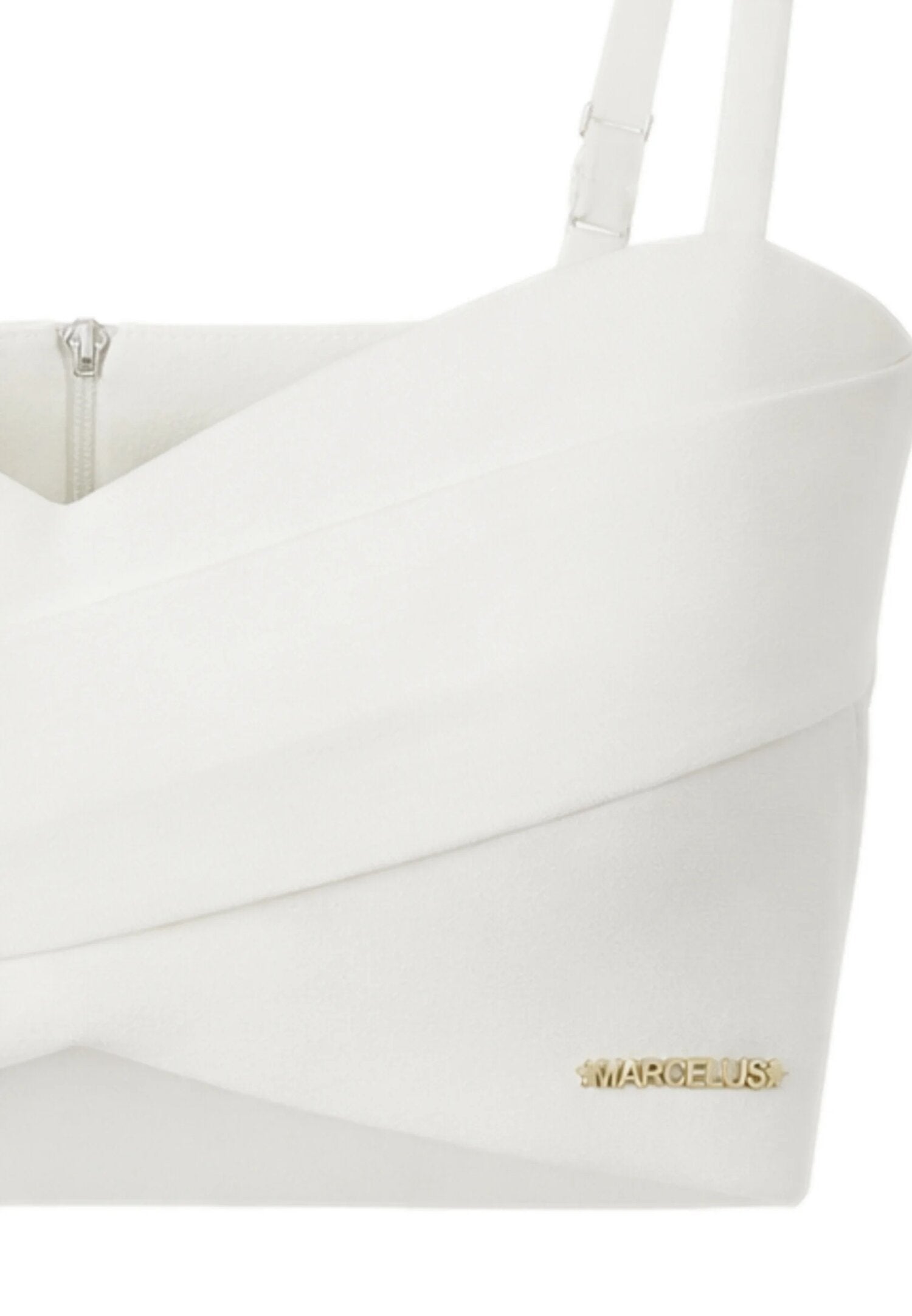 Marc Ellis Top Panna Con Incrocio e Spalline Sottili Bambina JMJTP03307_