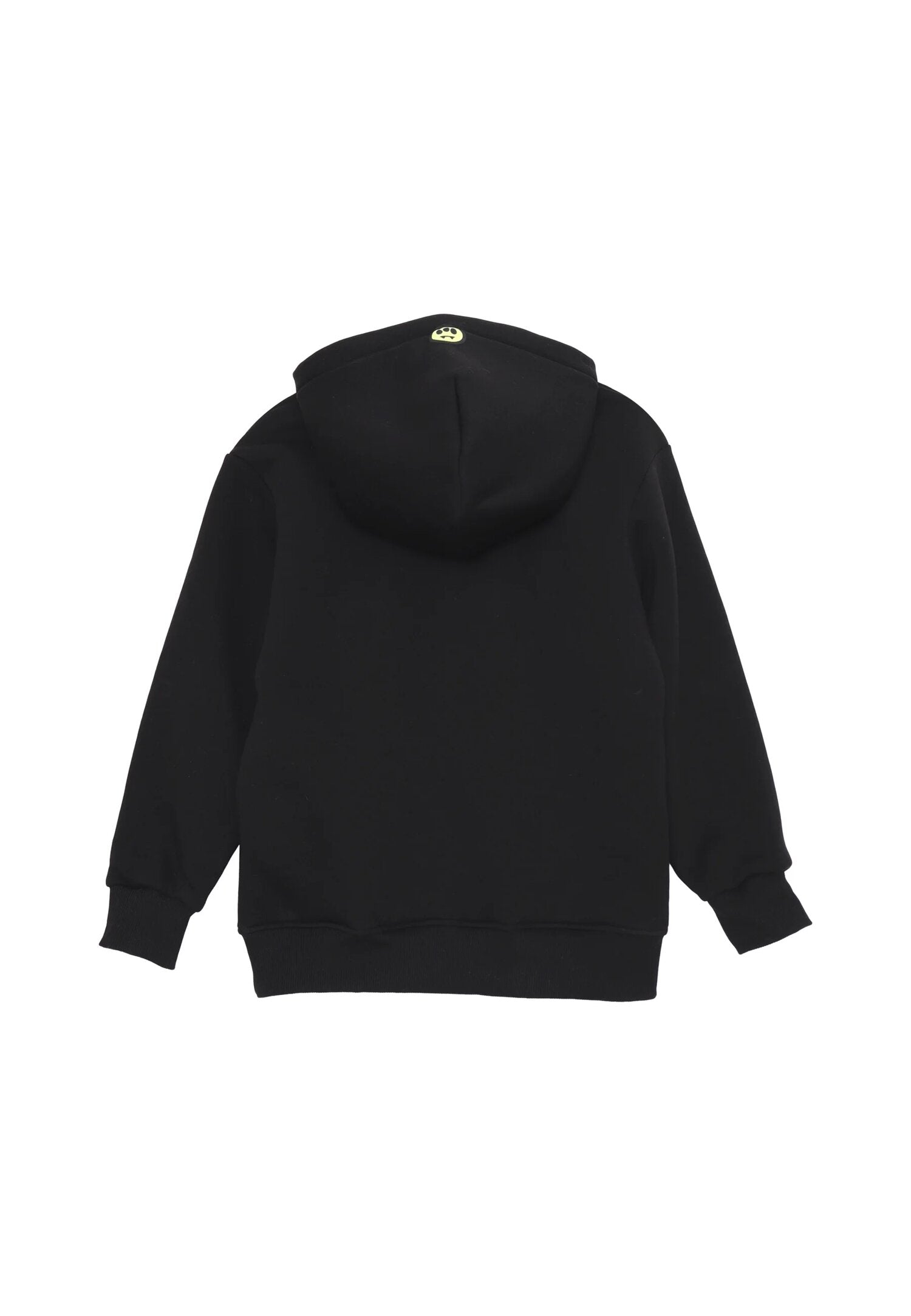 Barrow Felpa Nero Bambino In Cotone Con Cappuccio Uso Sportivo AI25