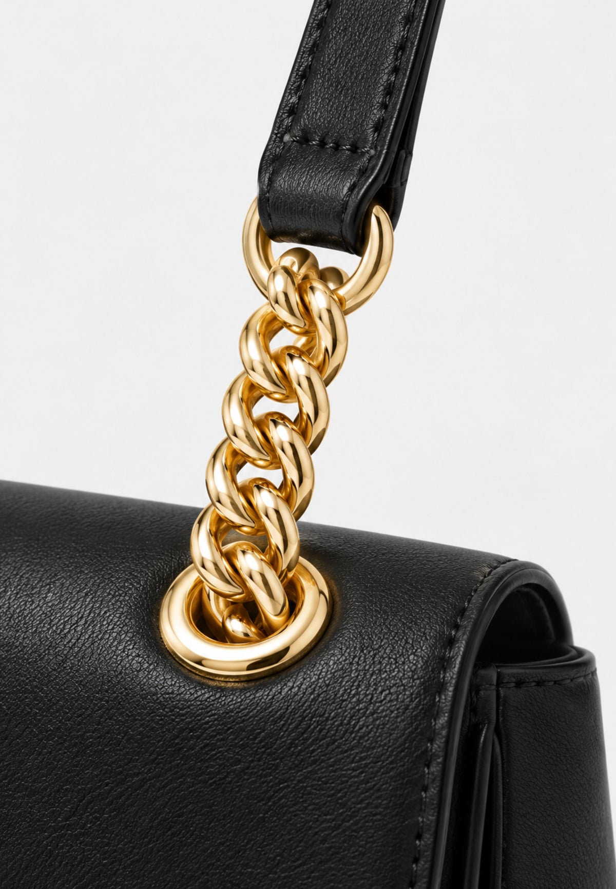 Gabriella Gucci BORSA NERA CON LOGO CENTRALE DORATO Bambine e ragazze GGBV-SIV-BLK.NE_