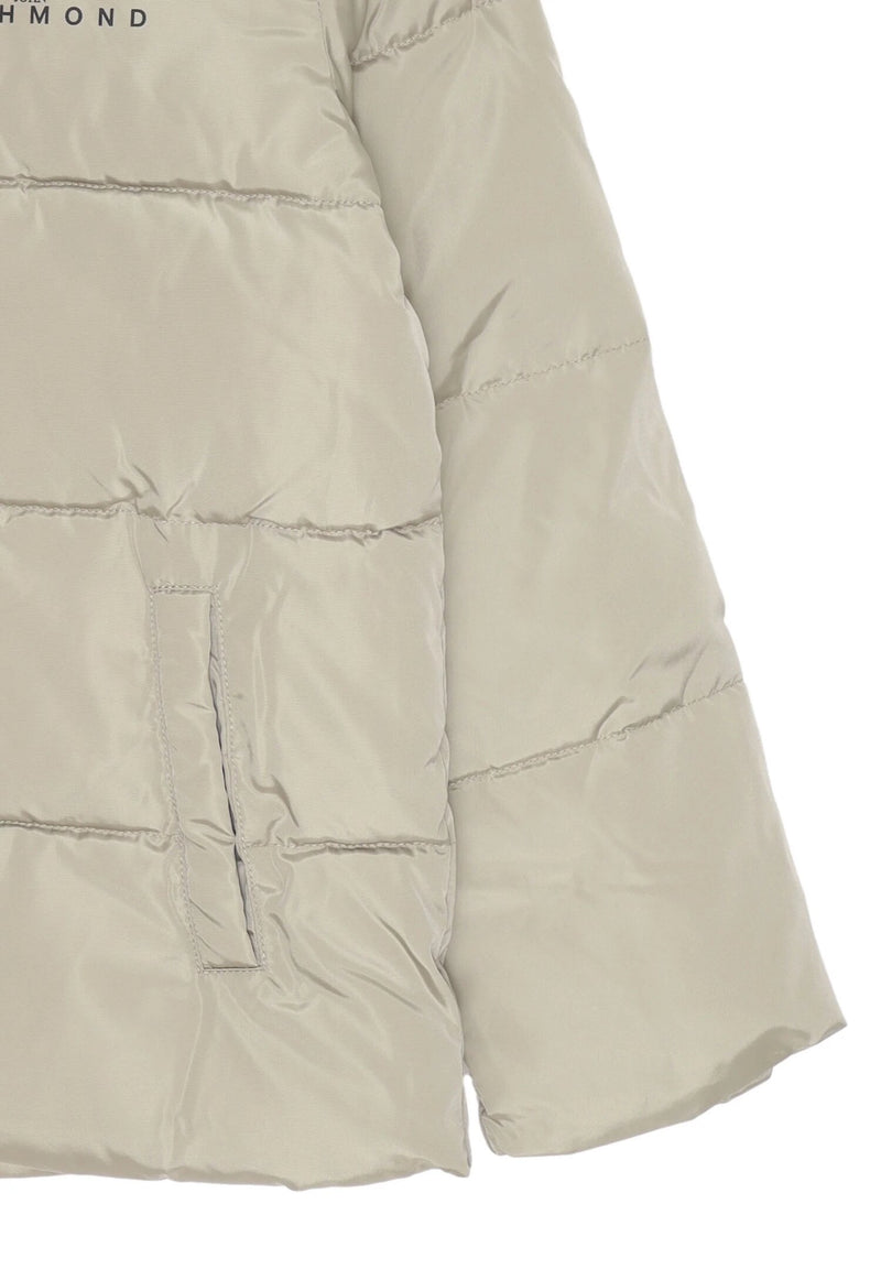 John Richmond Giubbotto Invernale Bambino Maiori Beige con Cappuccio - 2-16 anni - BEIGE | CammarataMode