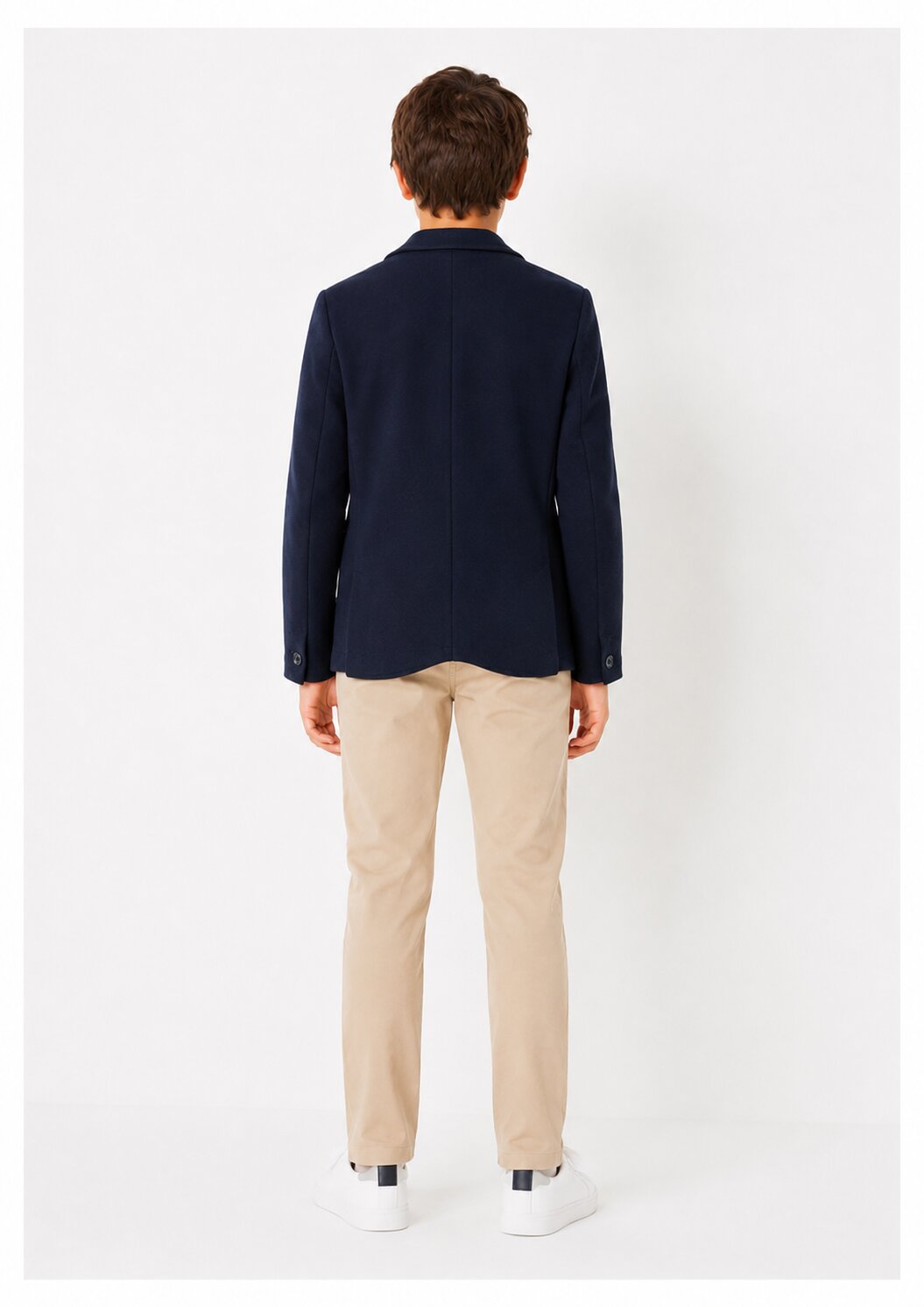 Tommy Hilfiger Giacca Bambino Blu Con Bottoni In Tessuto Elegante PE26