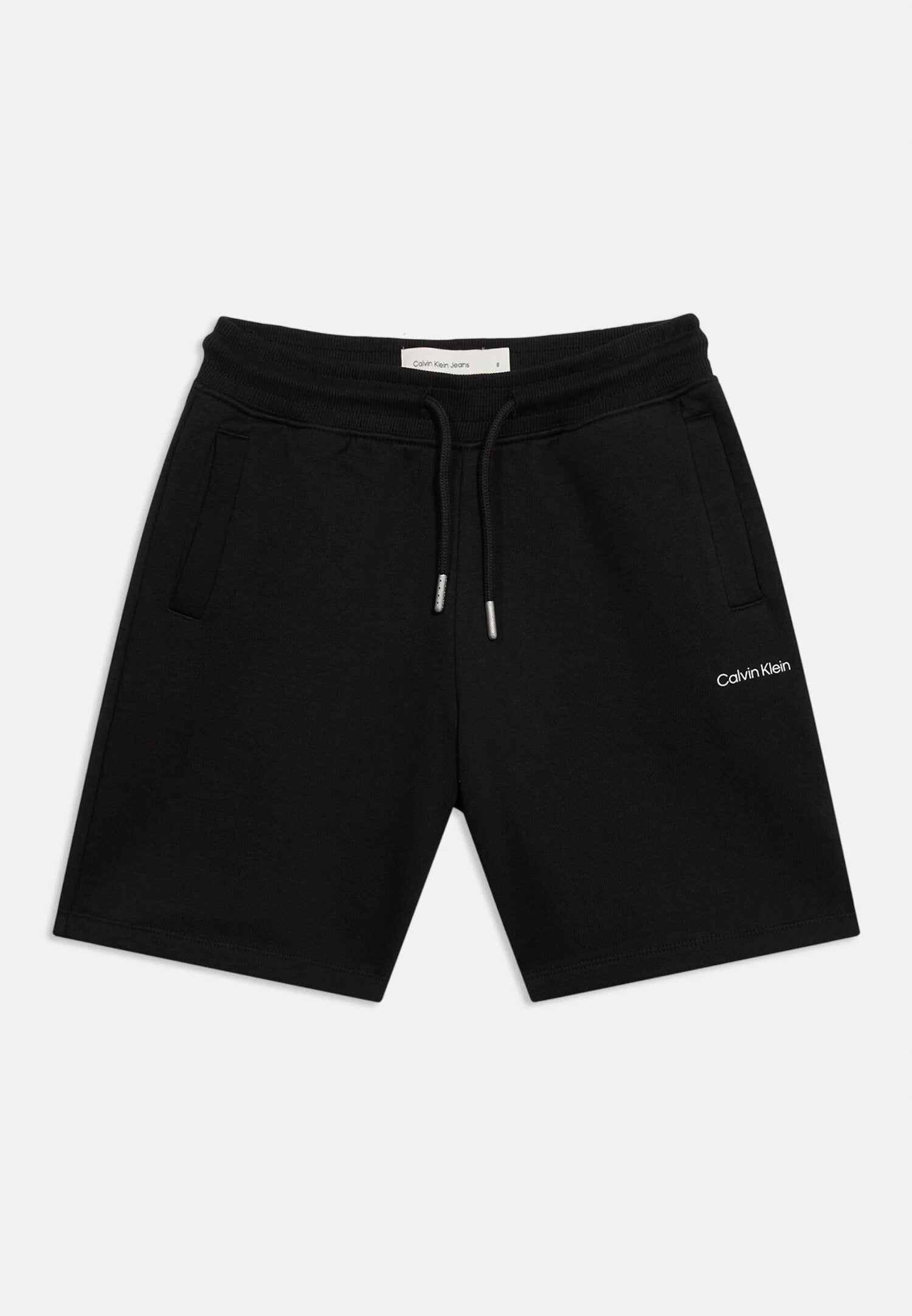 Calvin Klein Bermuda Nero Con Logo Sulla Gamba Bambino LV1CKSJC50BEH_