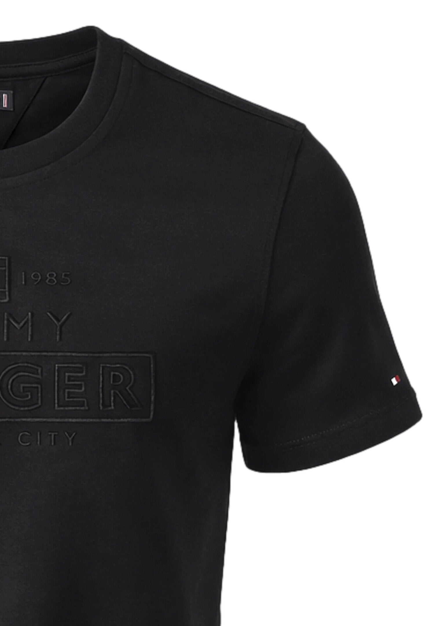 Tommy Hilfiger Tshirt Ragazzo Nero KB0KB10367BDS_