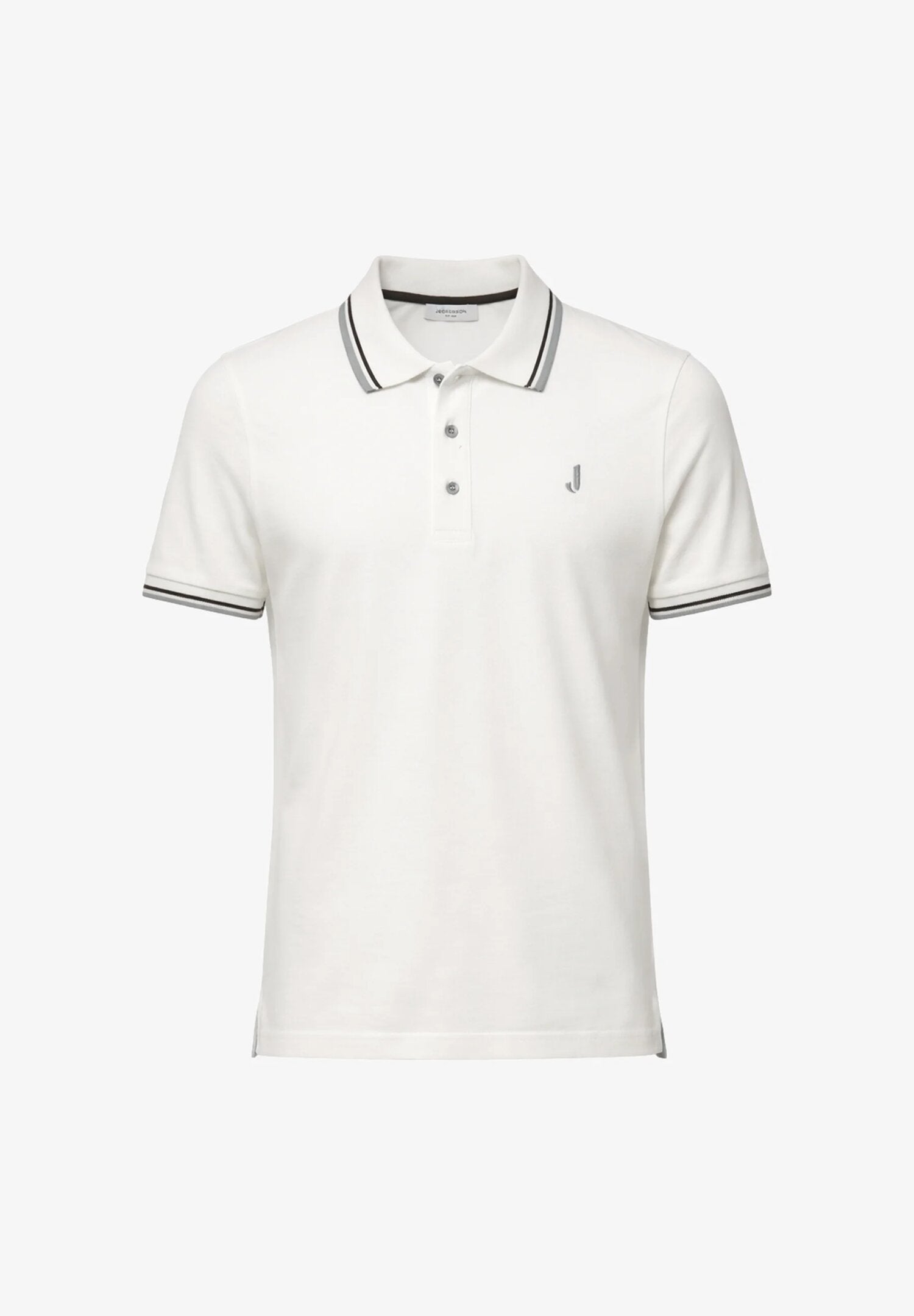 Jeckerson Polo Bianca a Mezze Maniche Uomo CTCTPPIQU001_