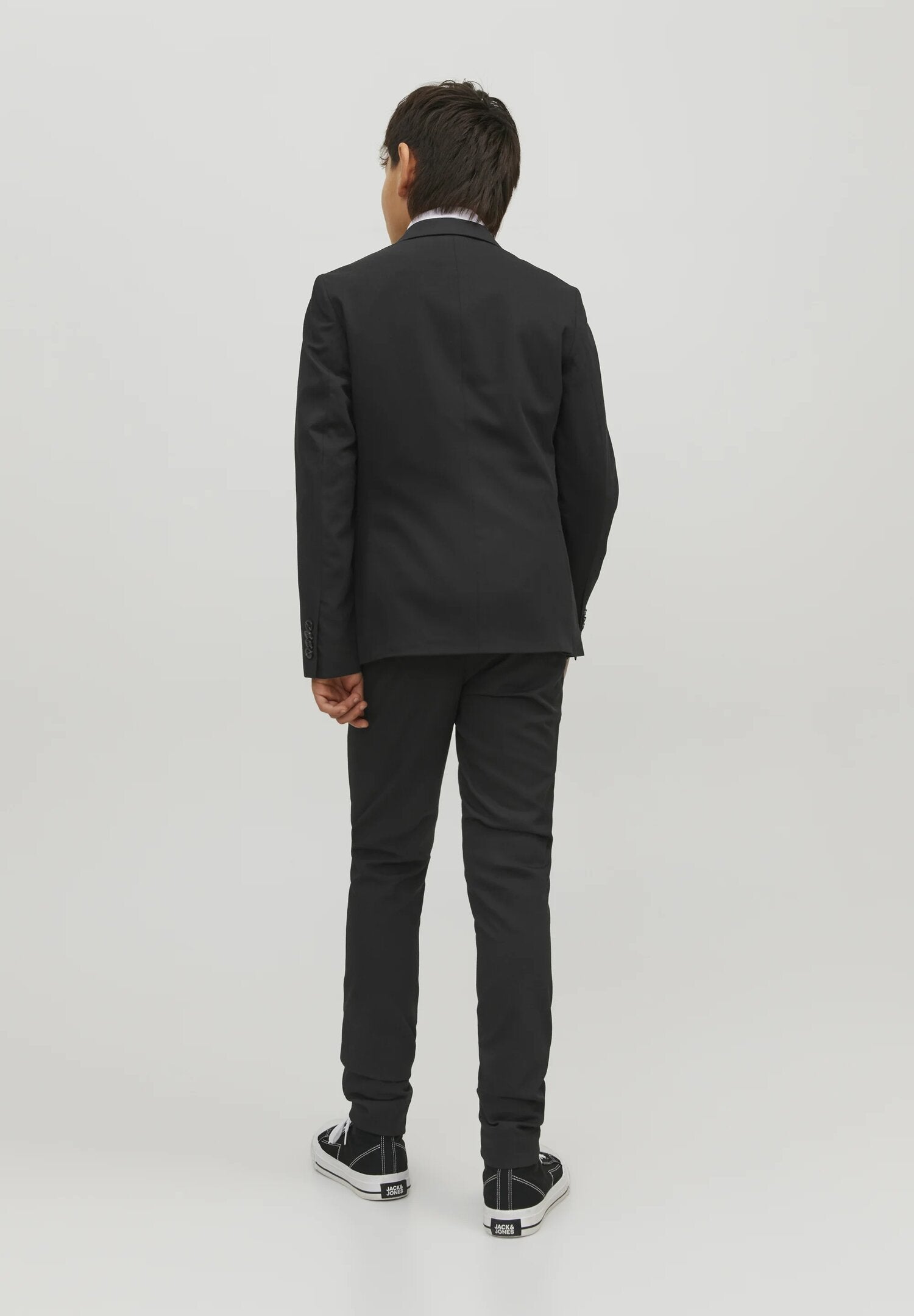 Jack & Jones Junior pantaloni eleganti bambino e ragazzo neri slim fit