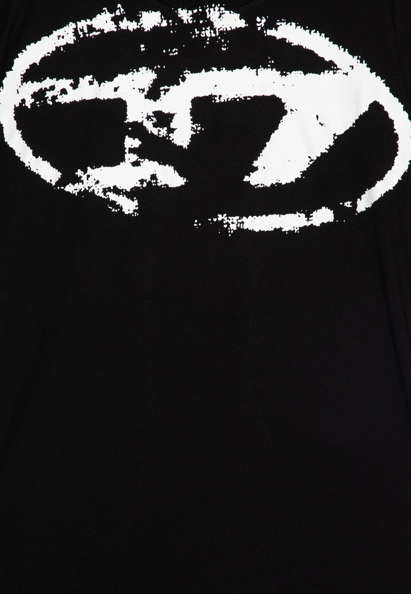Diesel T-shirt Bambino Cotone Nero Estate 25 - NERO | CammarataMode