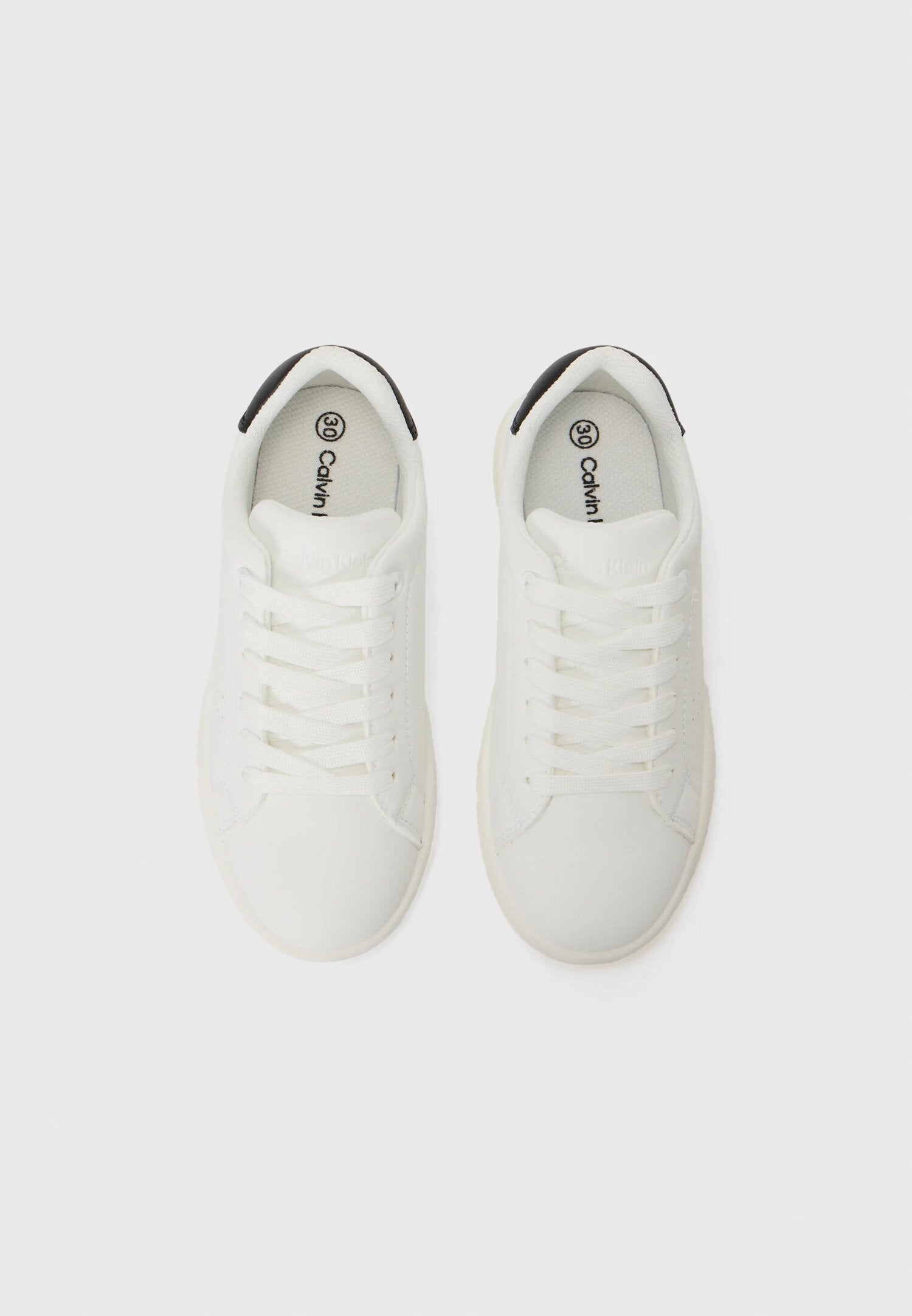 Calvin Klein Scarpa Bianca Bambino In Ecopelle Sneakers Basse | Sportivo AI25 | CammarataMode