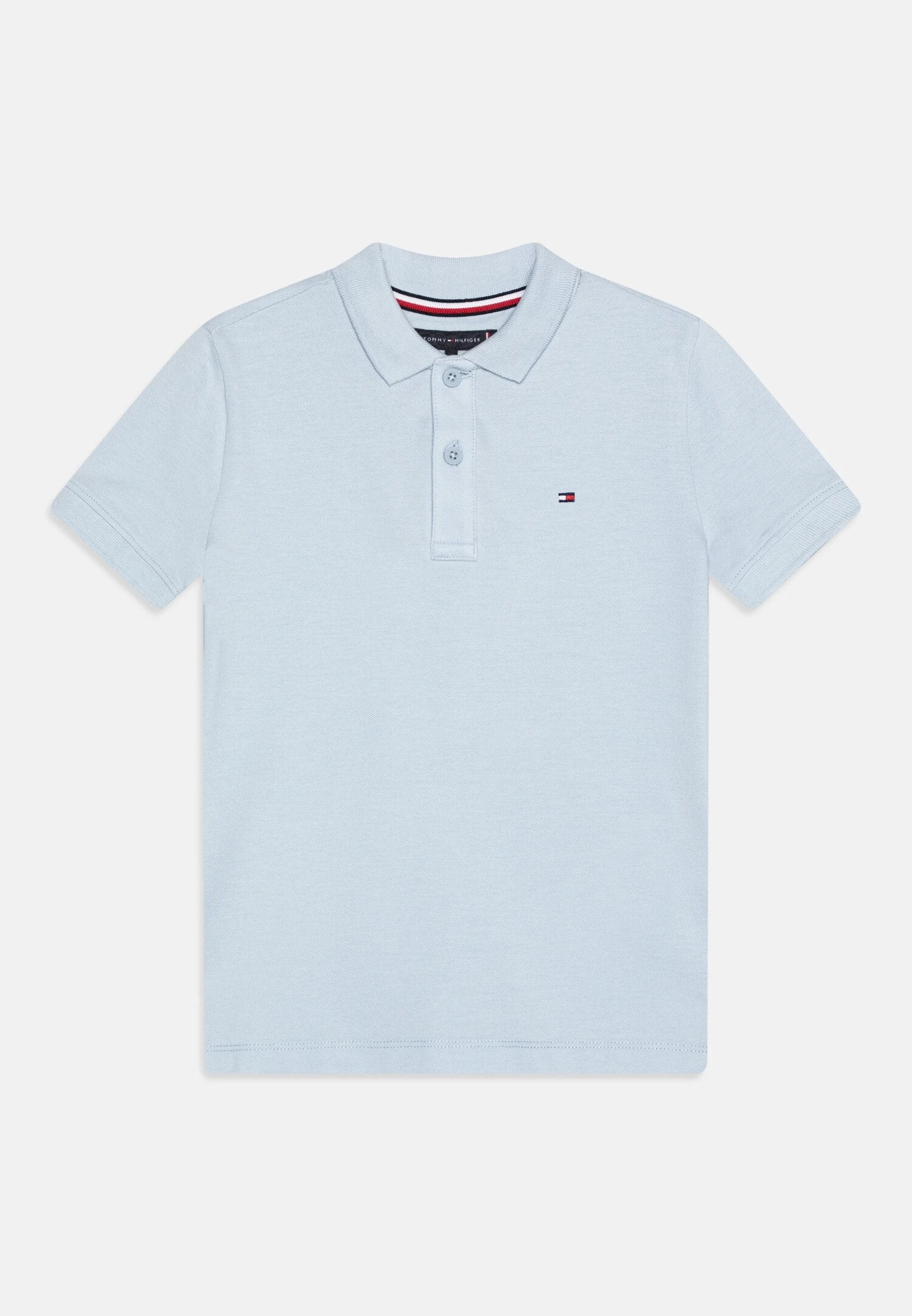 Tommy Hilfiger polo azzurra neonato cotone estiva baby elegante | CammarataMode