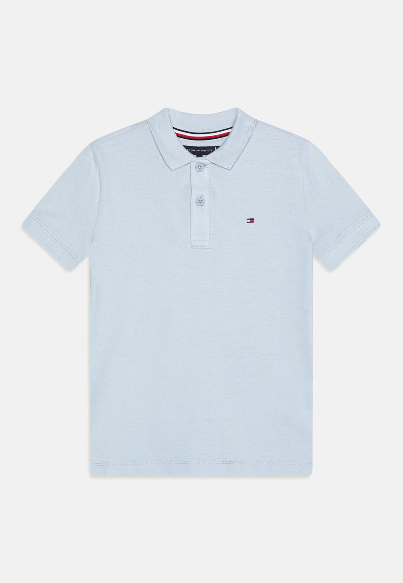 Tommy Hilfiger polo azzurra neonato cotone estiva baby elegante - AZZURRO | CammarataMode