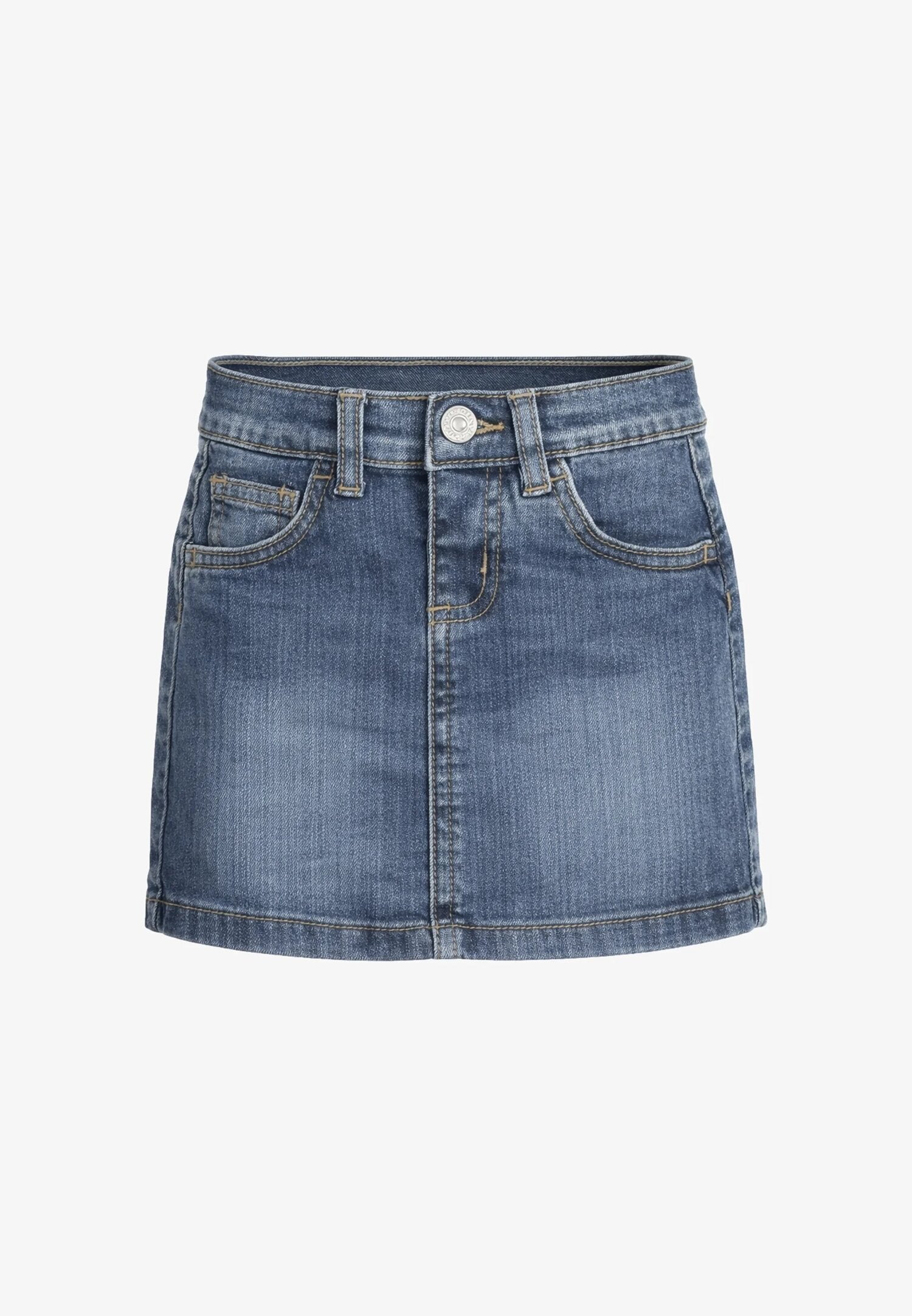 Roy Roger's Gonna Jeans Neonata Tasche Laterali Passeggio In Denim RG194_