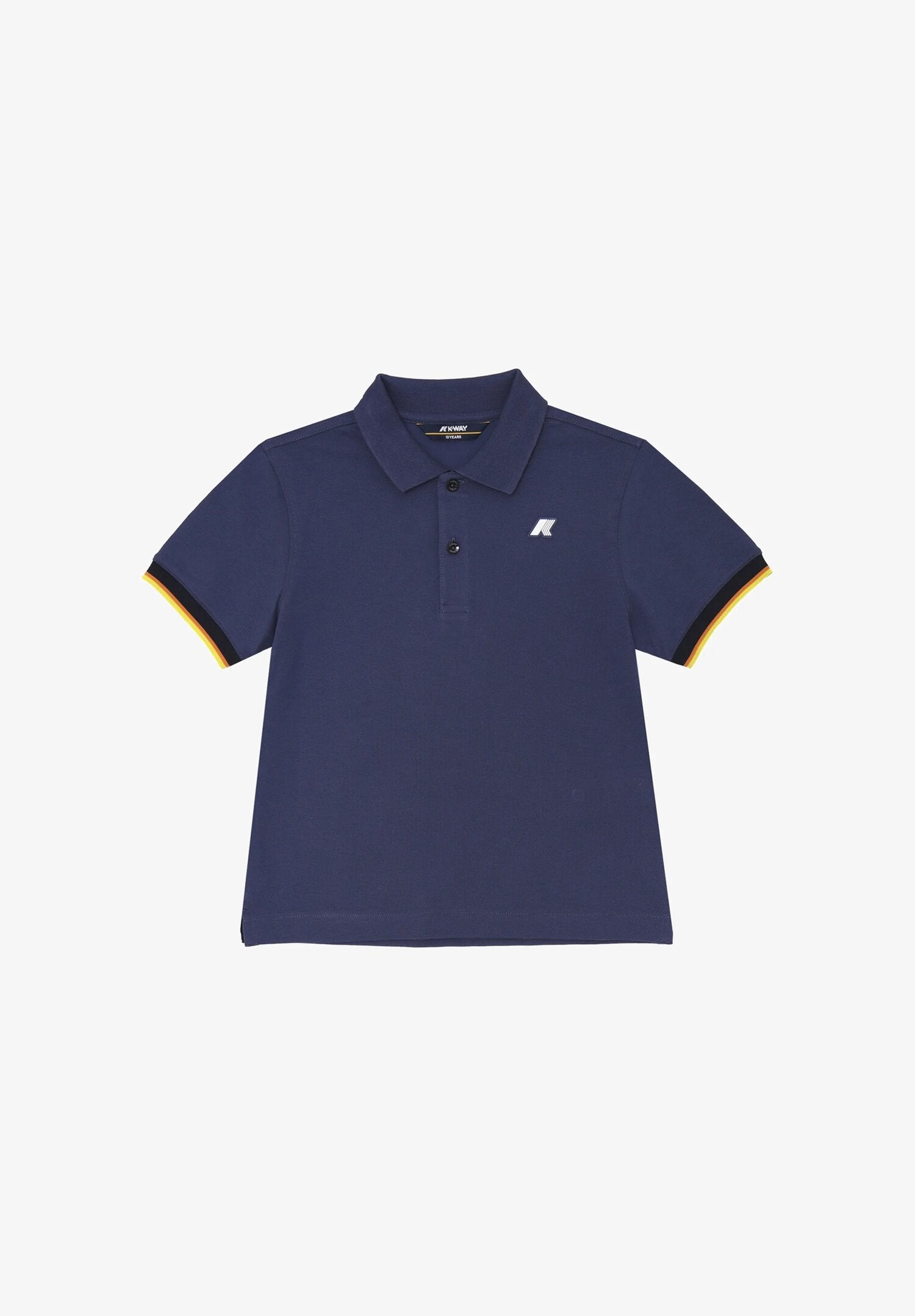 K-Way Polo Blu Bambino Kids Junior Manica Corta Estiva | CammarataMode