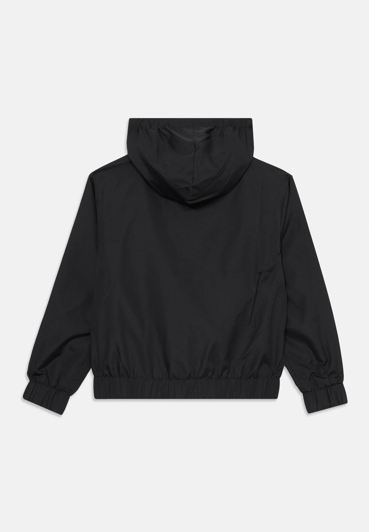 Calvin Klein Giacca a Vento Nera Bambino Con Cappuccio Mezza Stagione PE26