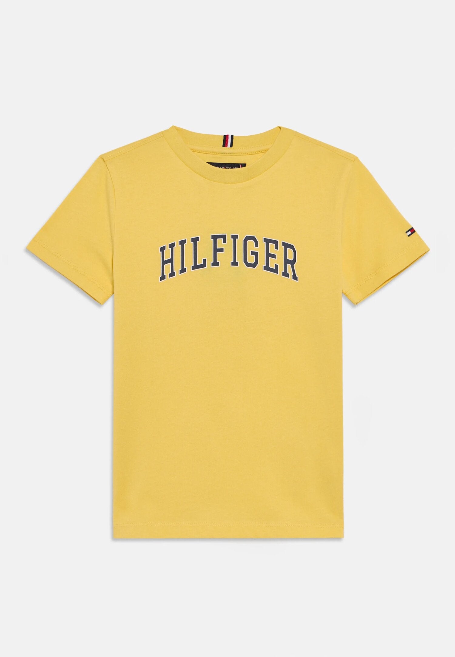 Tommy Hilfiger Tshirt Giallo Ragazzo Maniche Corte Quotidiano In Cotone KB0KB
