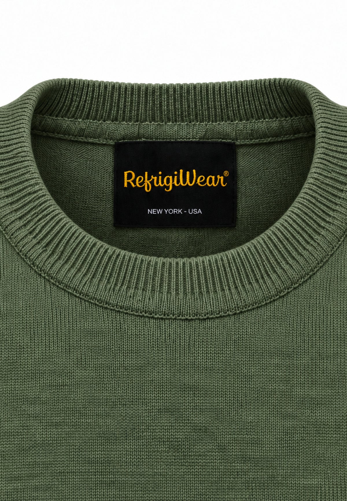 REFRIGIWEAR MAGLIA GIROCOLLO SLIM FIT CON LOGO PATCH Bambini e ragazzi R2101MW26_