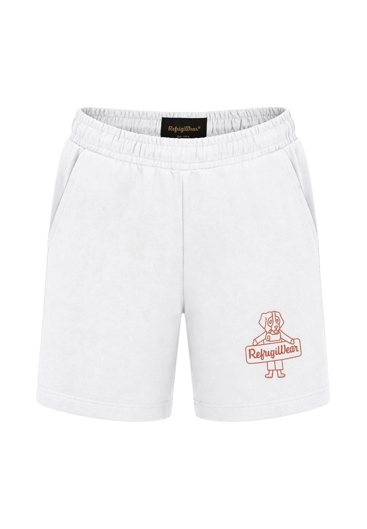Refrigiwear Completo Arancione e Bermuda Bianco Bambino R1591DS26_