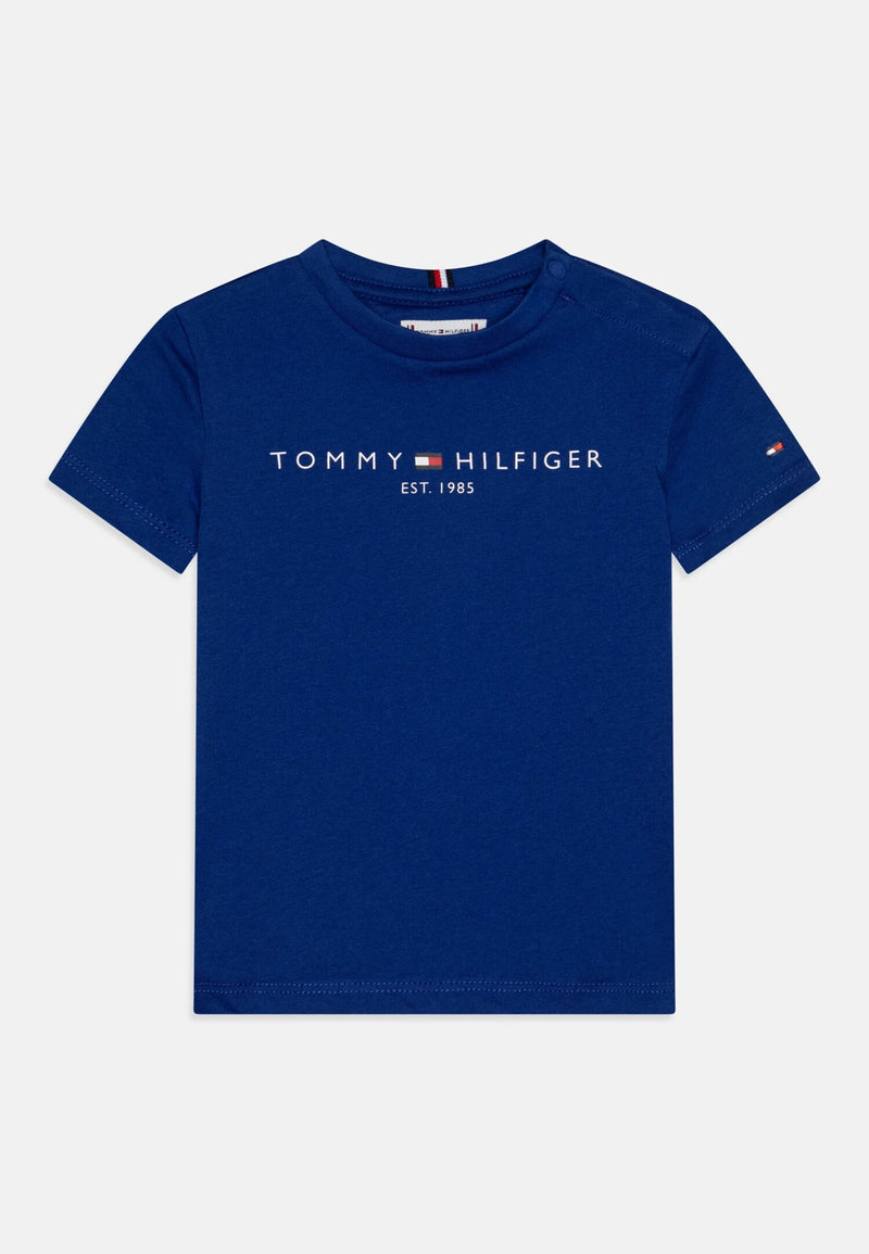 Tommy Hilfiger Maglietta Blu Logo Neonato - ROYAL | CammarataMode