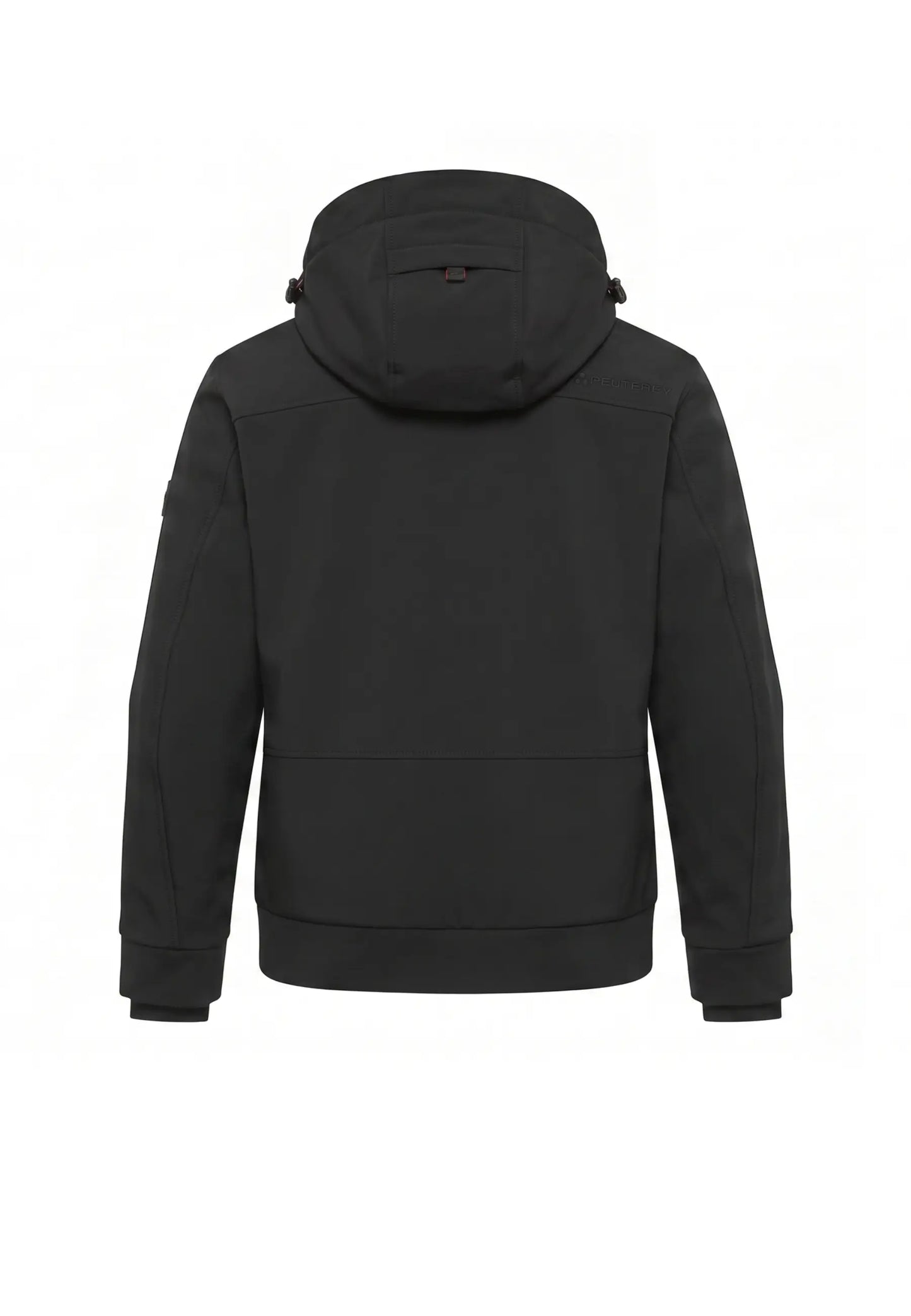 Peuterey GIUBBOTTO NERO SOFT SHELL CON CAPPUCCIO Bambini e ragazzi LOGE SRTR GRS 04 KID.NE_