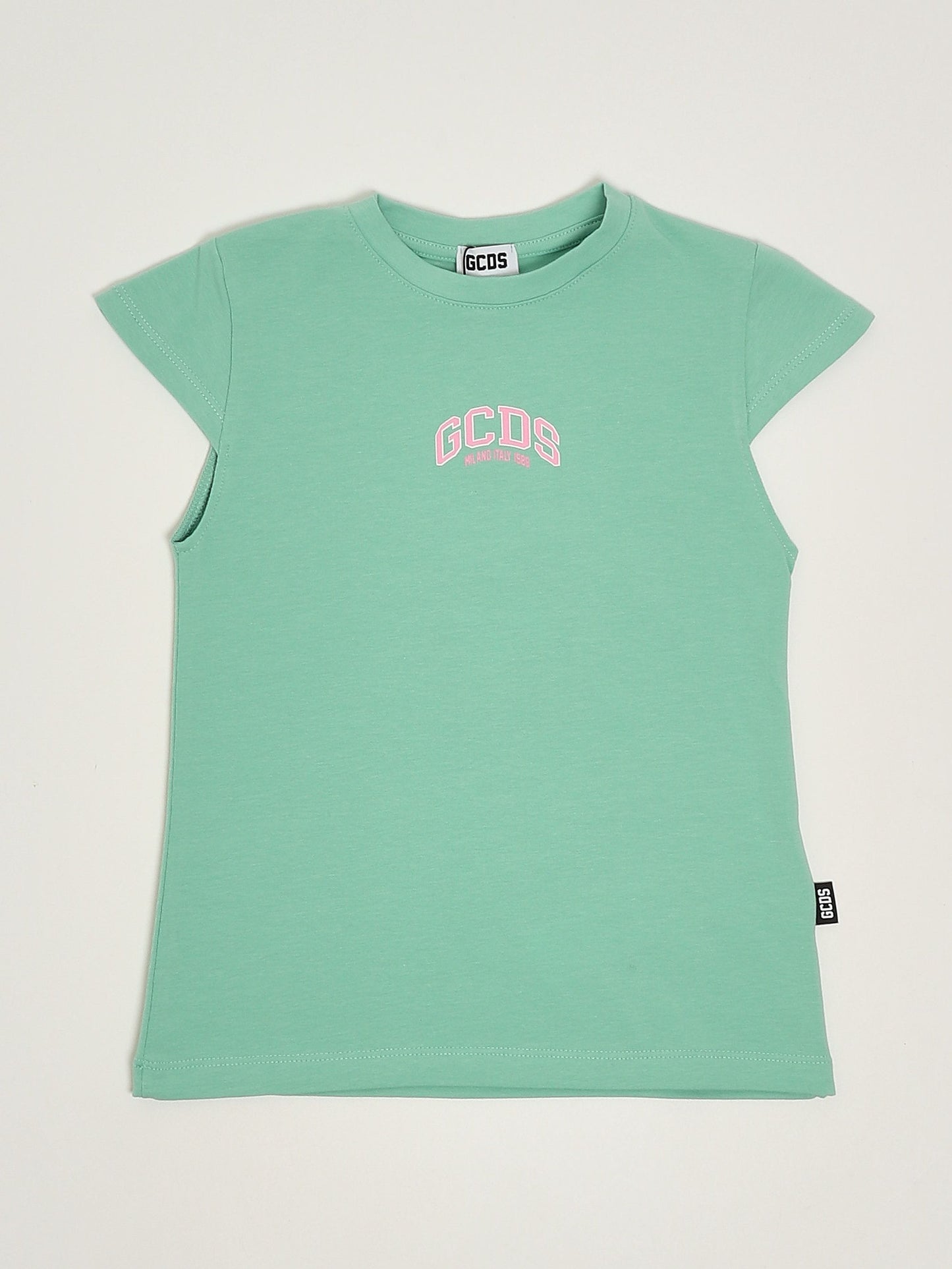 GCDS Abito bambina in cotone stretch