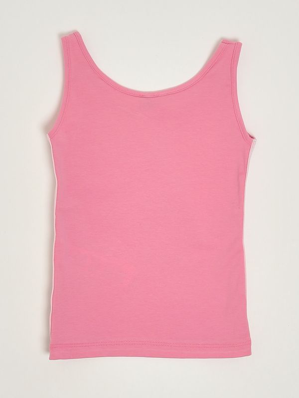 GCDS Abito bambina in cotone stretch dettaglio logo