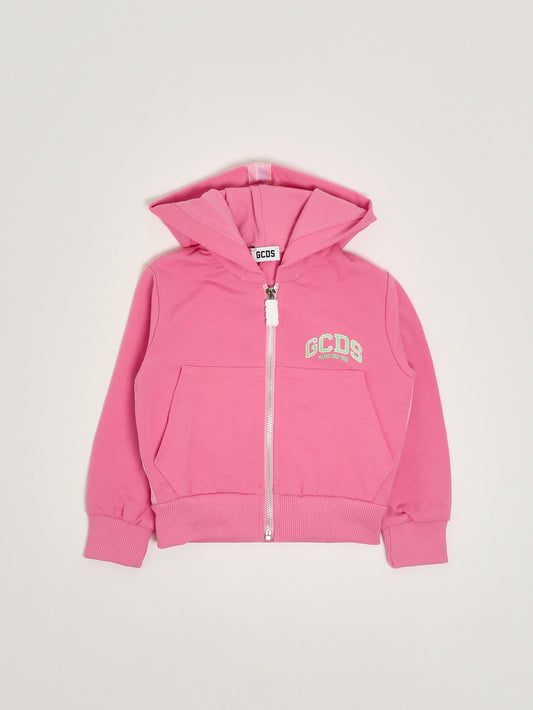 Felpa bambina in cotone stretch c1gkqe542f335 Rosa