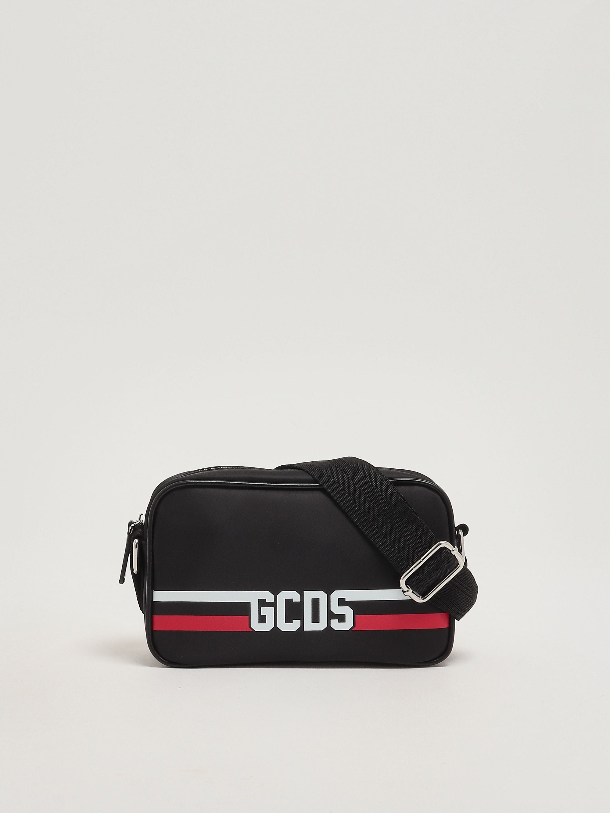 GCDS Borsa bambina in nylon dettaglio logo