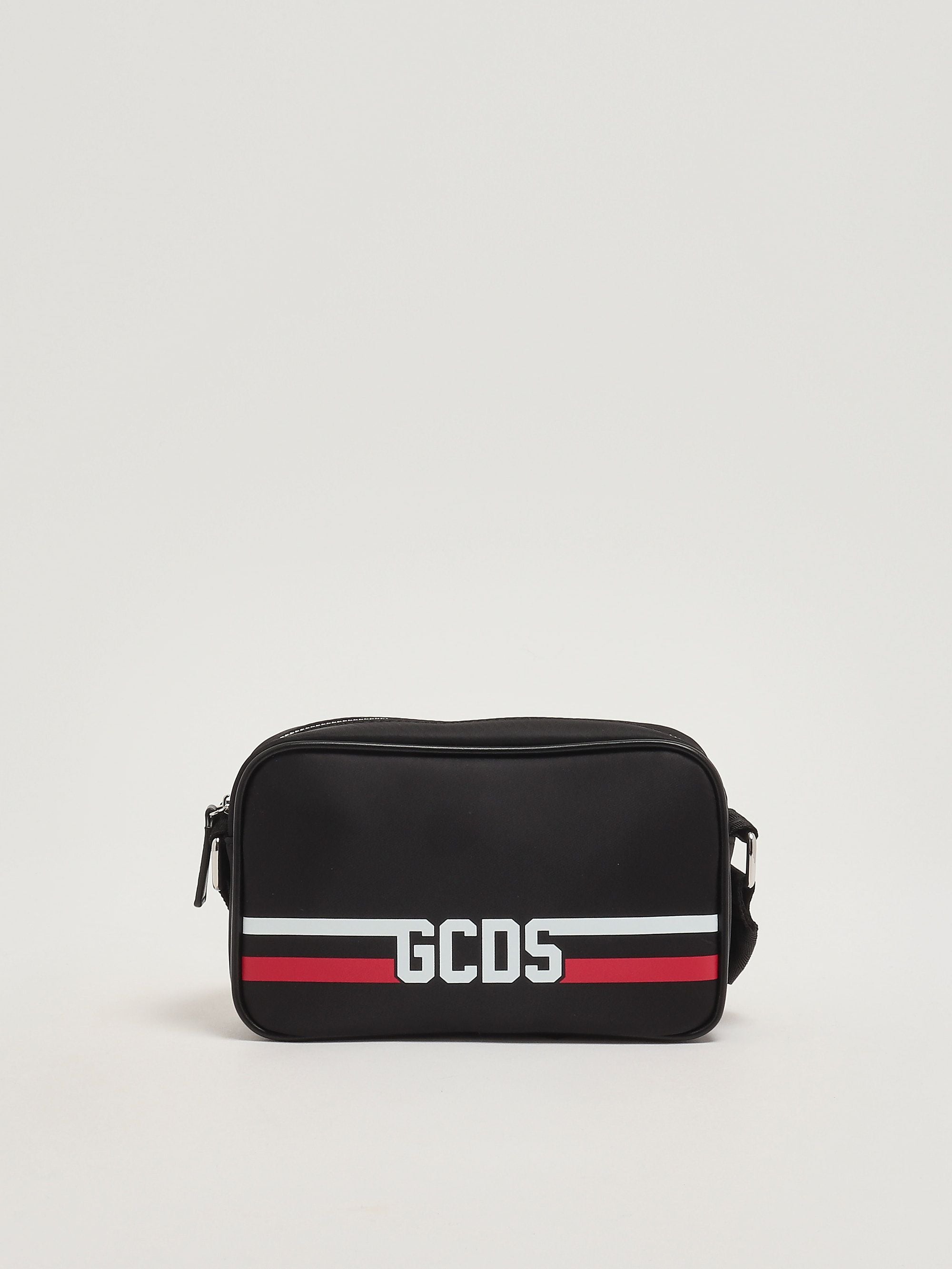 GCDS Borsa bambina in nylon dettaglio logo