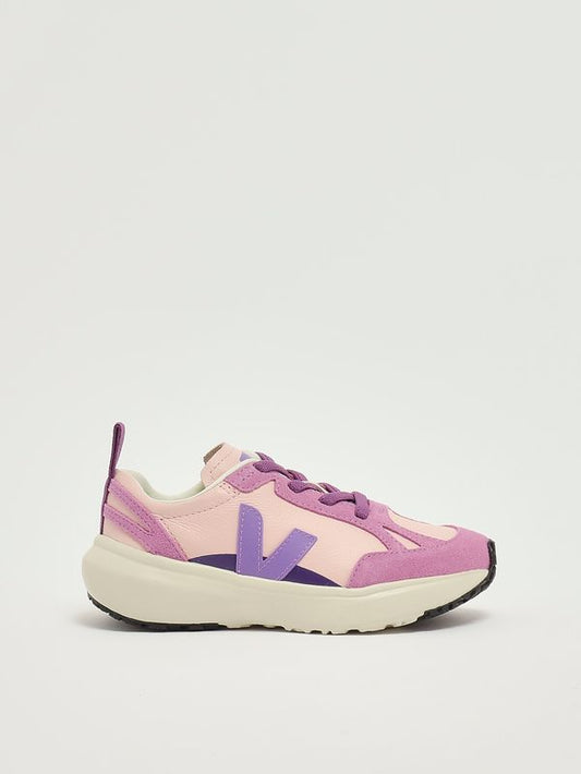 Veja Sneakers bambina Canary Light in pelle