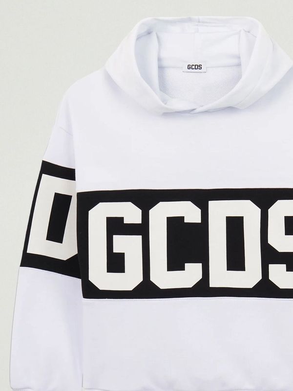 GCDS Felpa bambino in misto cotone