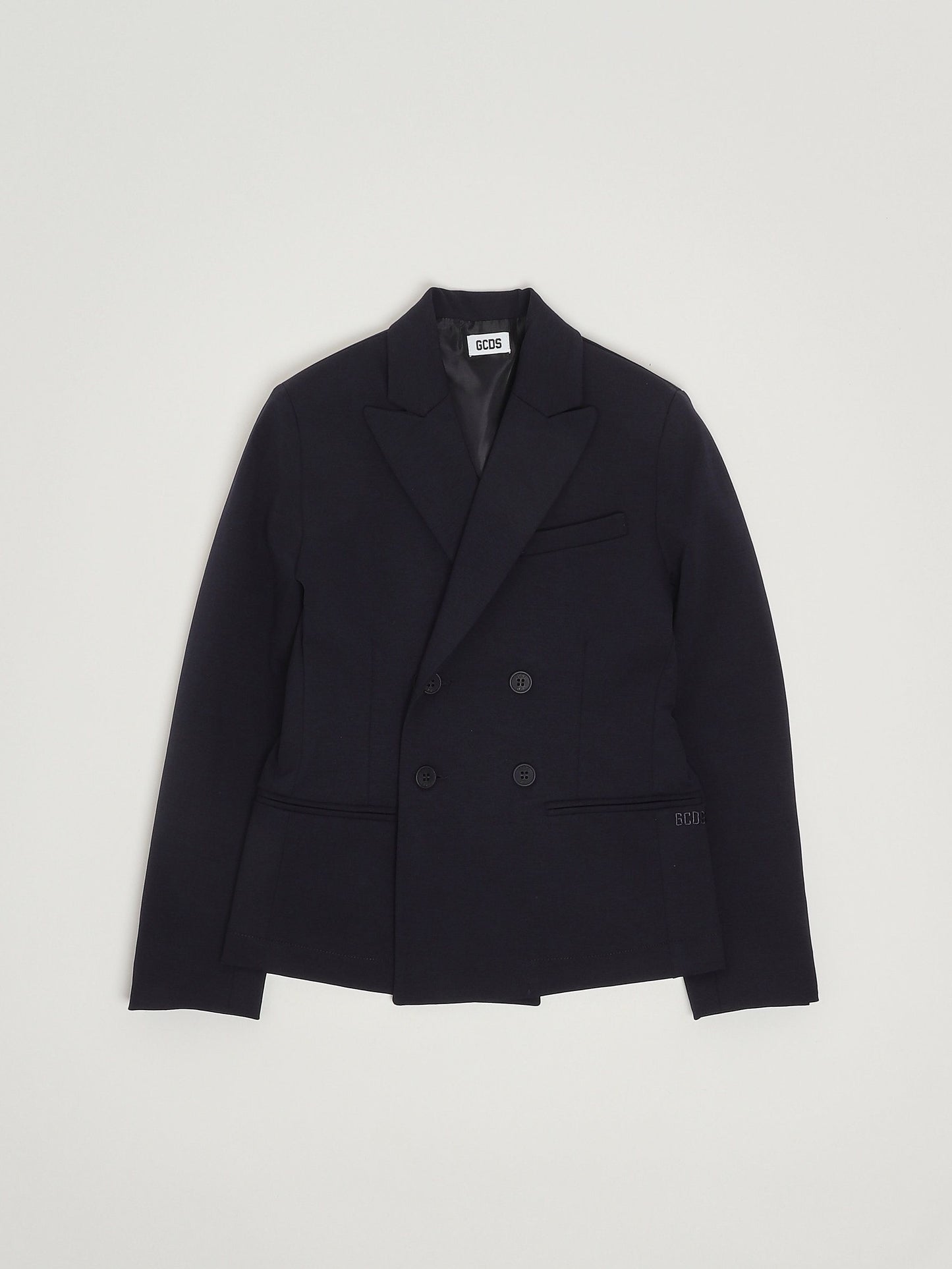 GCDS Blazer bambino in cotone e nylon stretch
