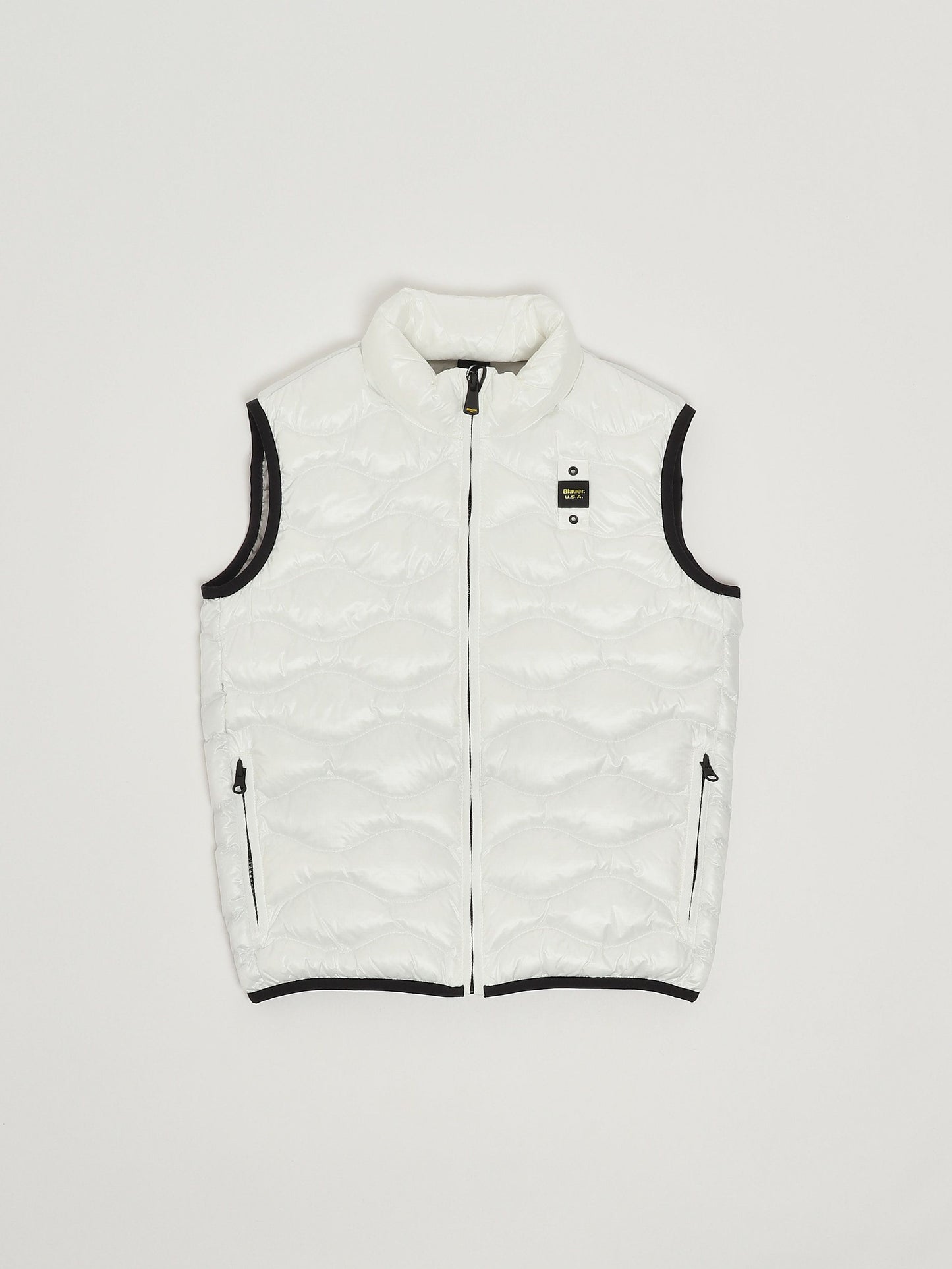 Blauer Gilet bambino Danny in nylon