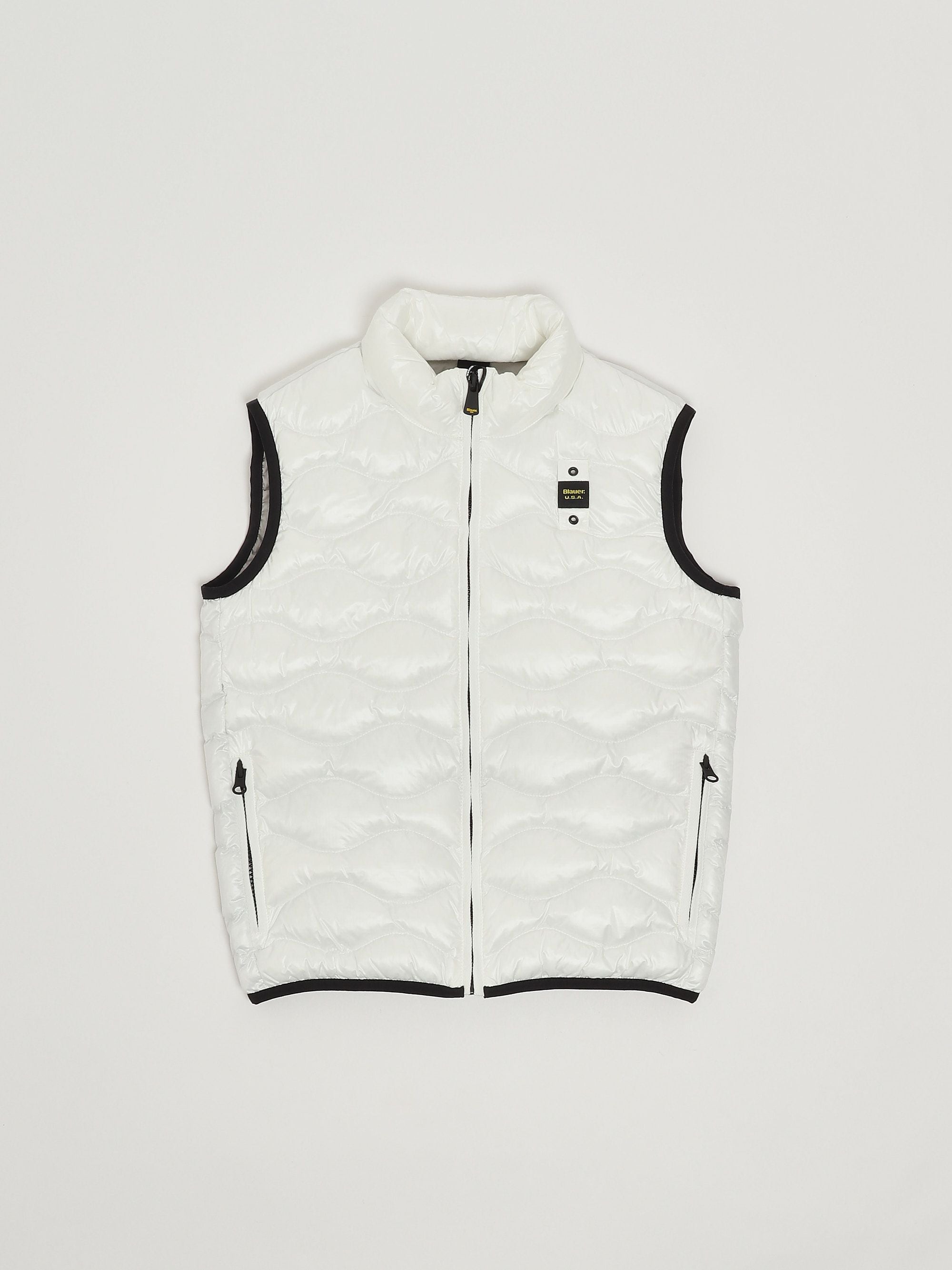 Blauer Gilet bambino Danny in nylon