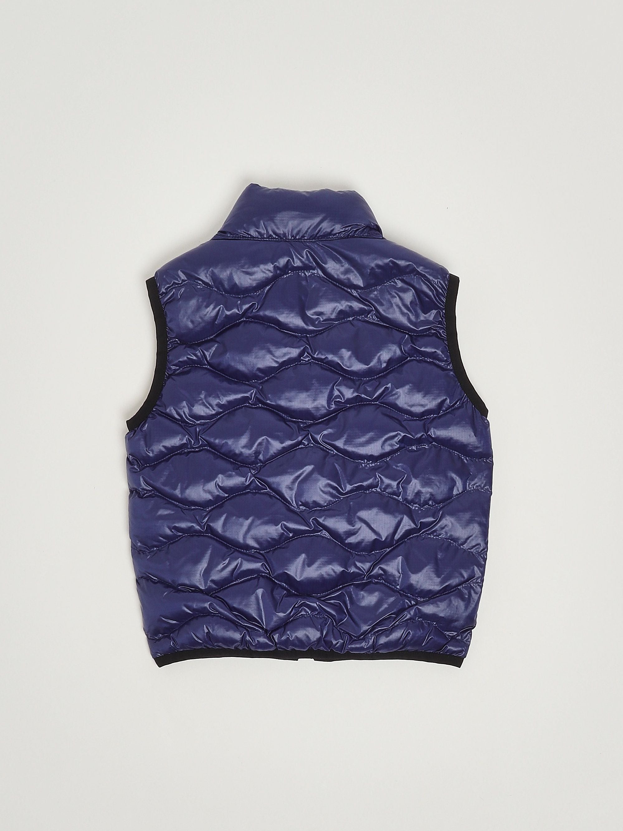 Blauer Gilet bambino Danny in nylon