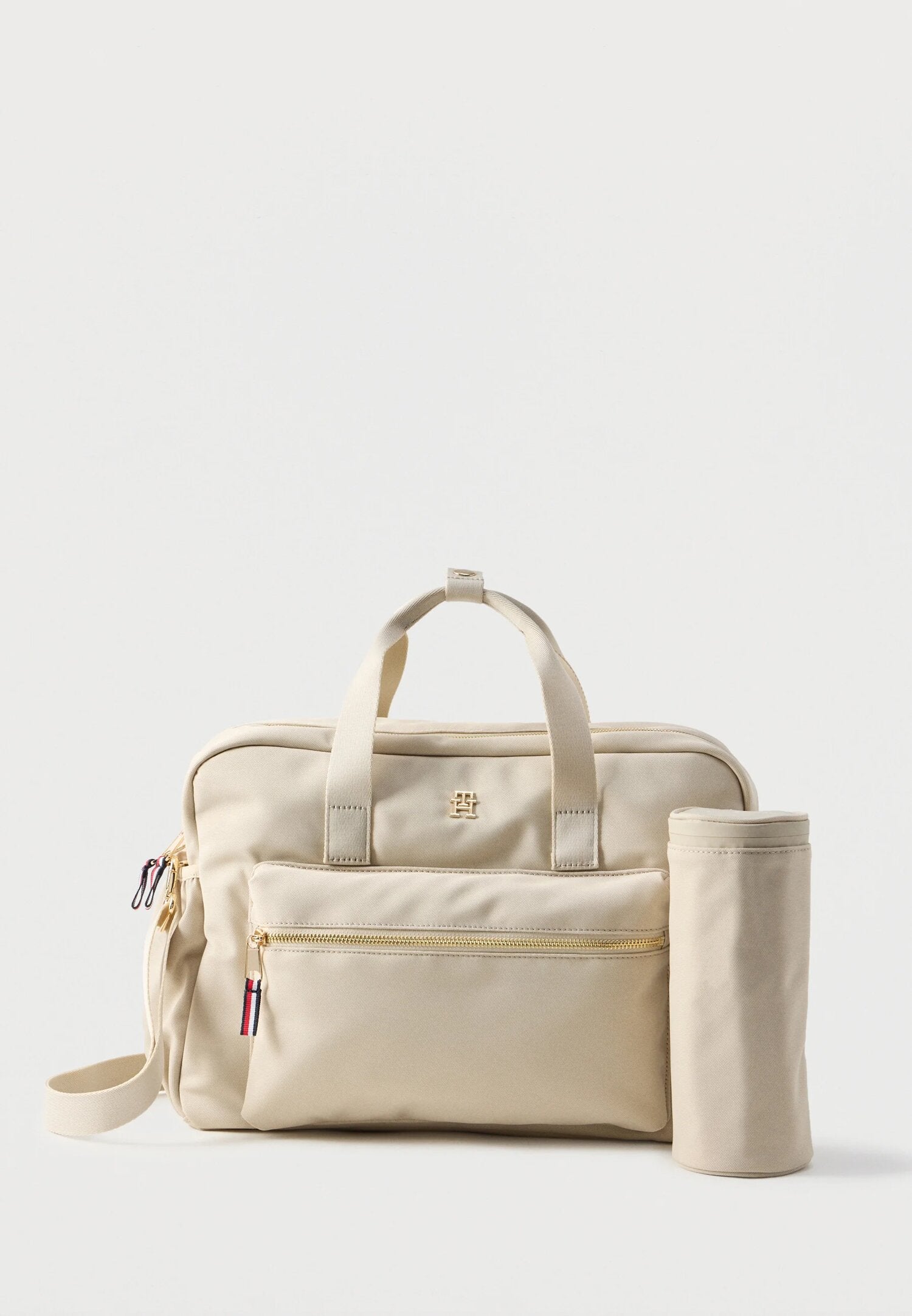 Tommy Hilfiger Borsone Beige Nascita Con Cintura Quotidiano In Tessuto KA0KA0
