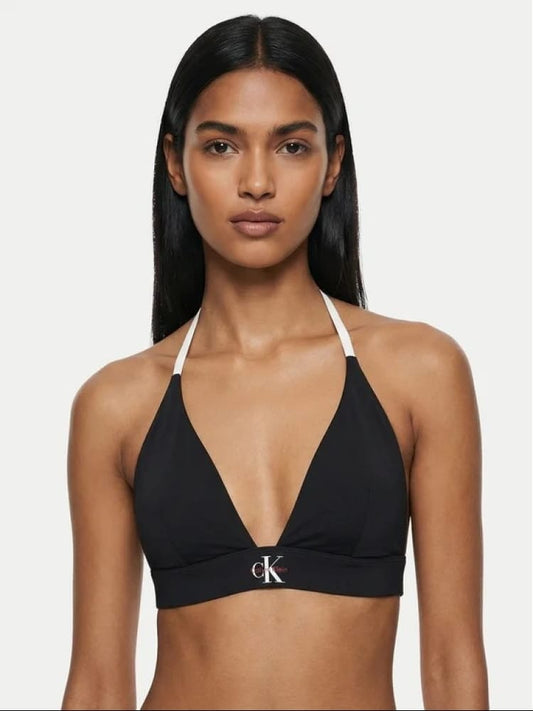 Calvin Klein costume nero donna mini logo