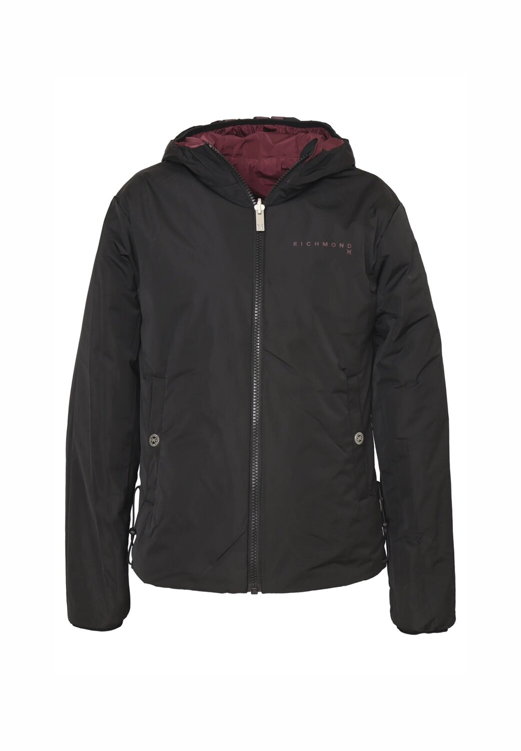 John Richmond Giacca Reversibile Uomo Bordeaux/Nero – Giacca Mezza Stagione