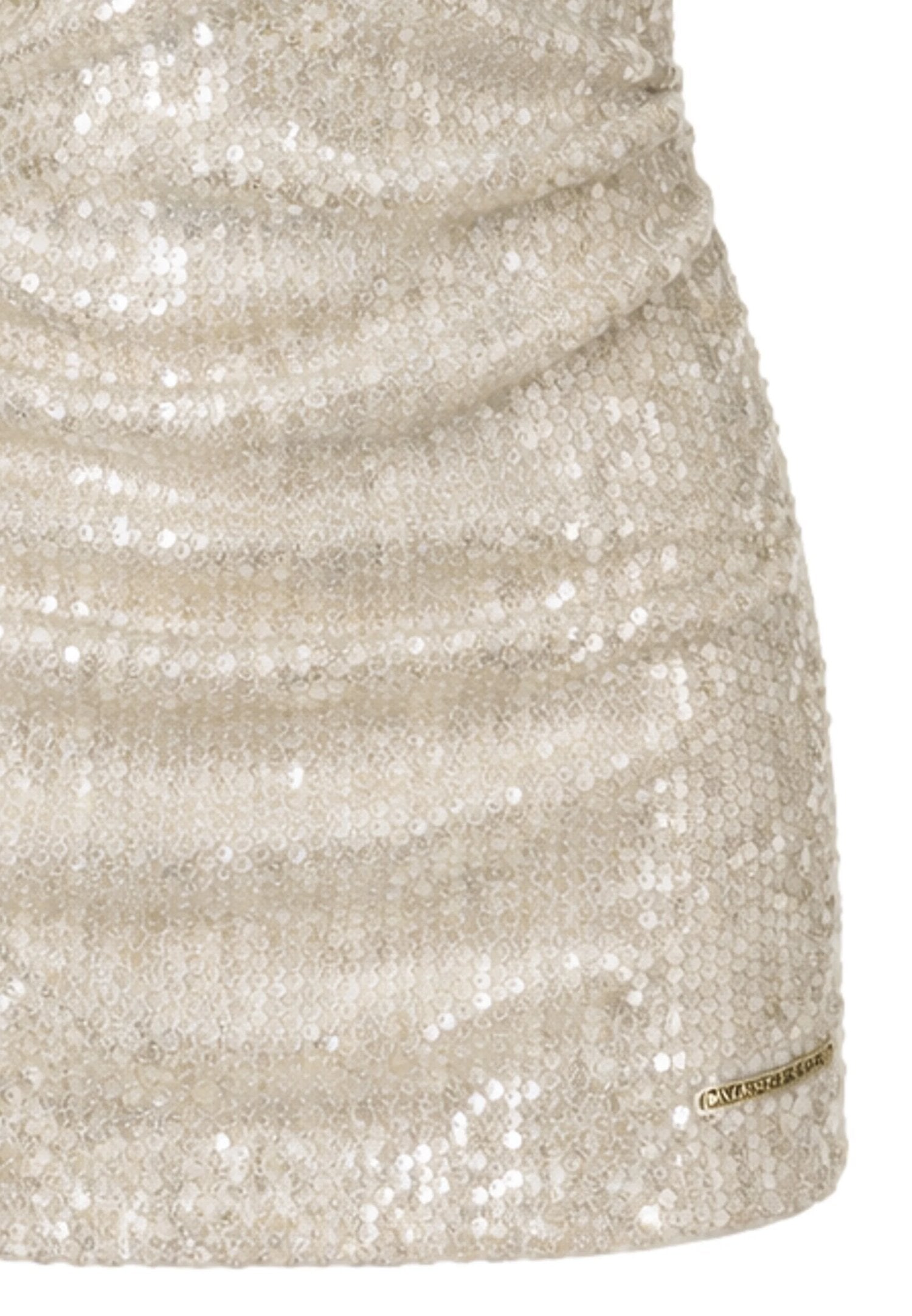 Marc Ellis Abitino Beige Con Paillettes Dorate Bambina JMJDR03298_